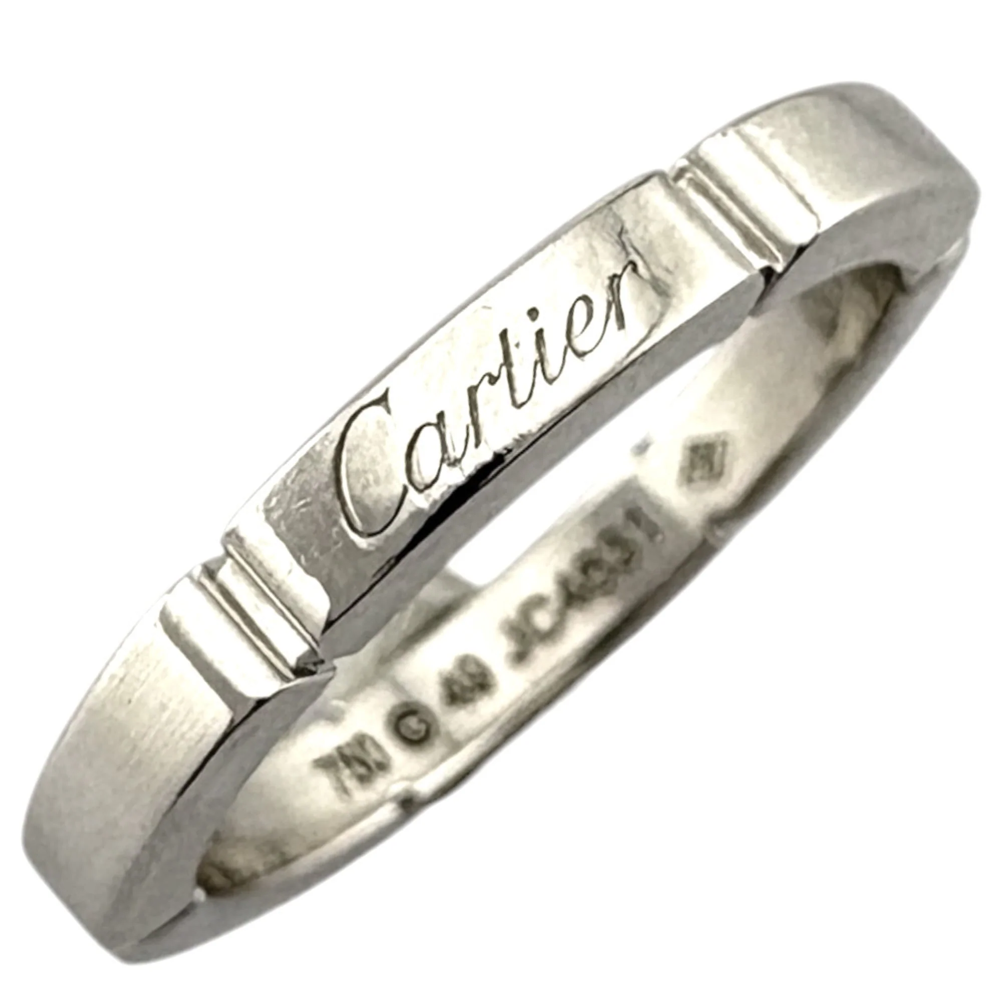 Panthere Ring 18K White Gold 2mm