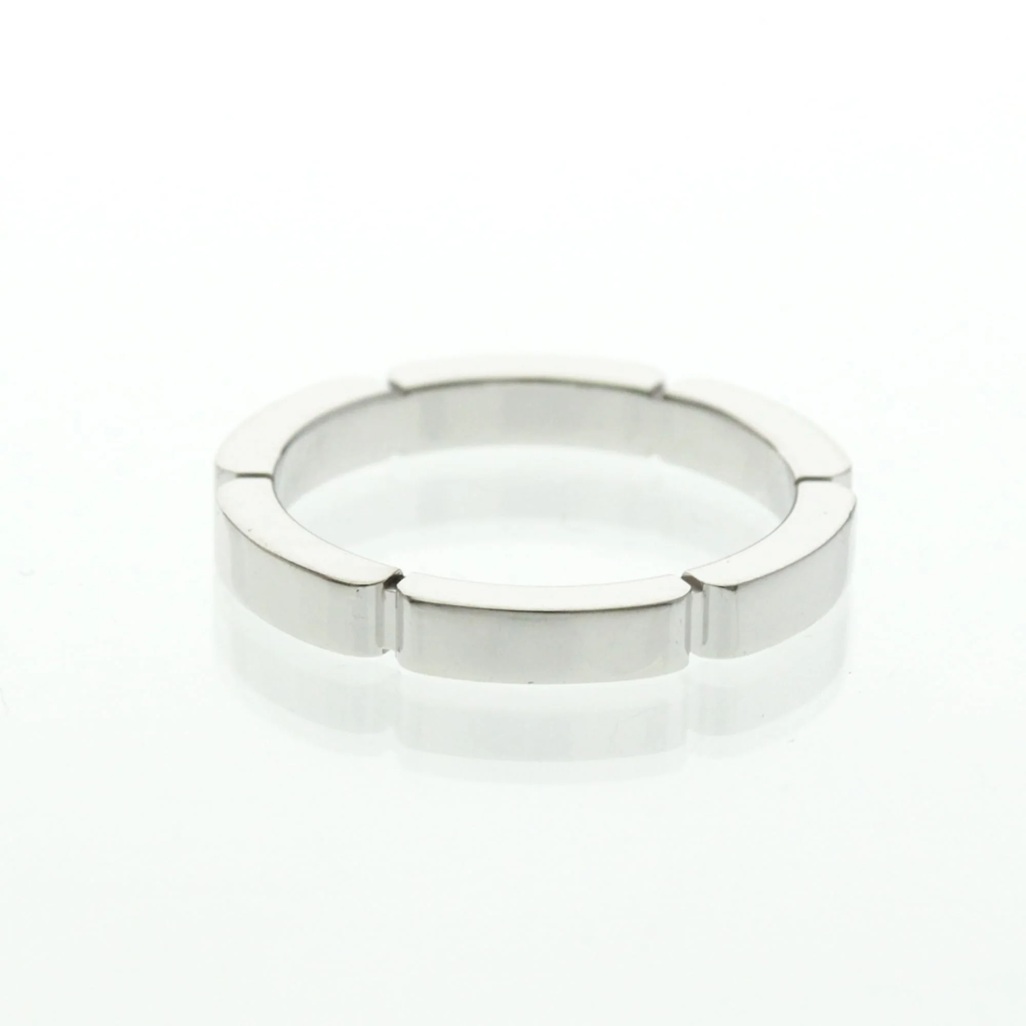 Panthere Ring Sterling Silver and 18K White Gold 2.4mm - Image 3