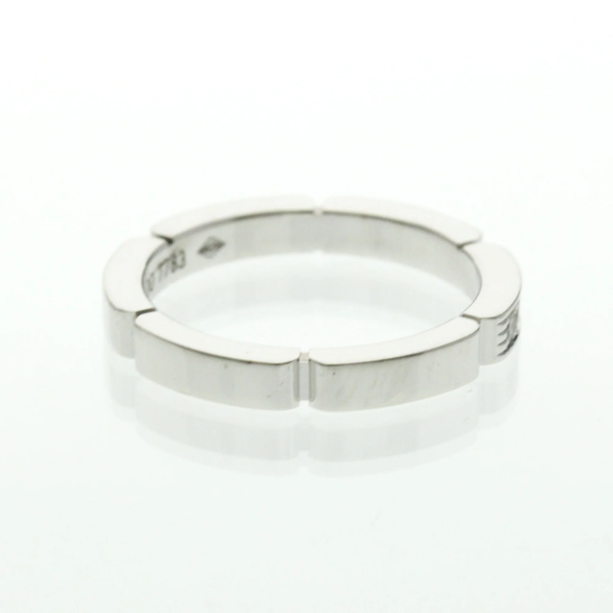 Panthere Ring Sterling Silver and 18K White Gold 2.4mm - Image 4