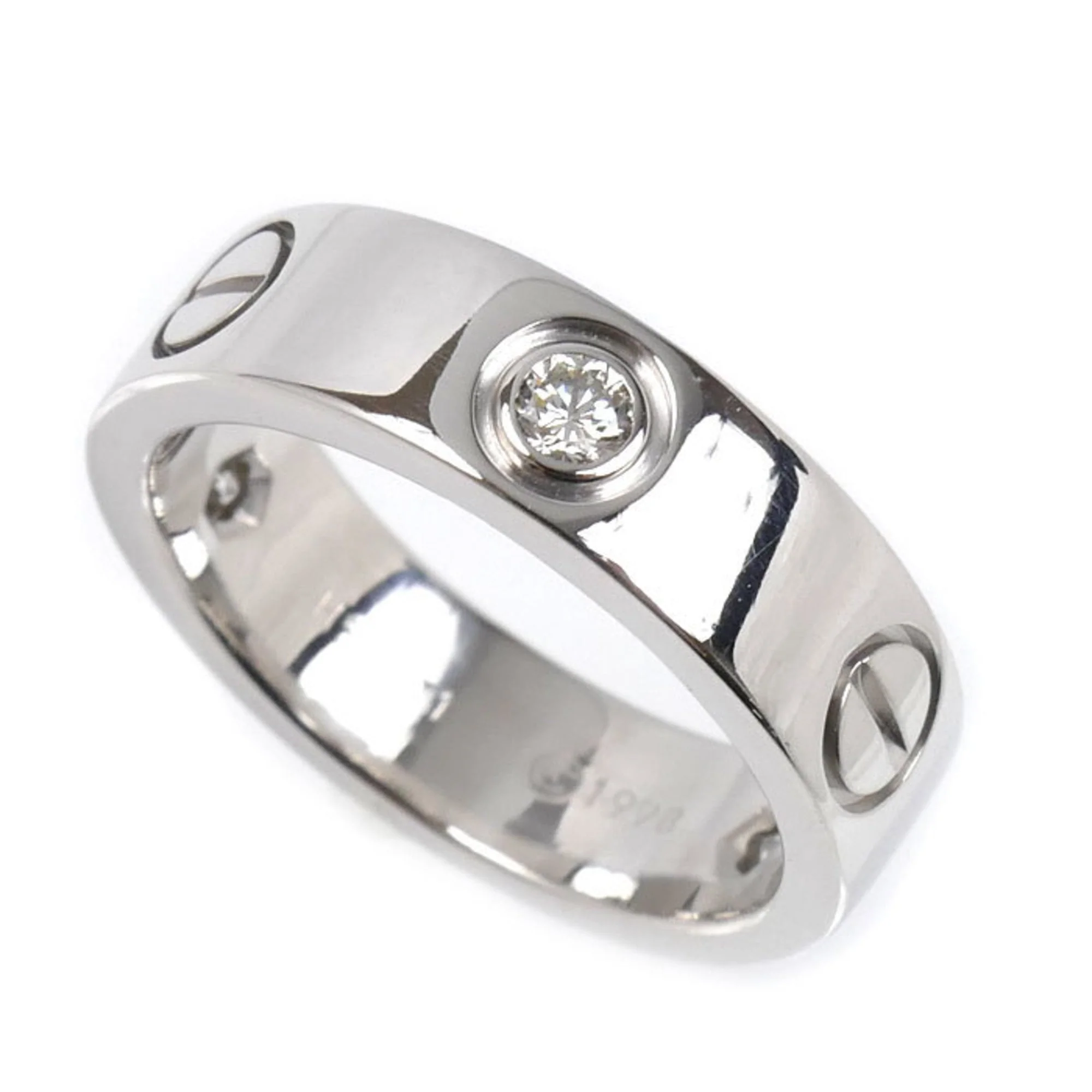 Ring 18K White Gold With Diamond