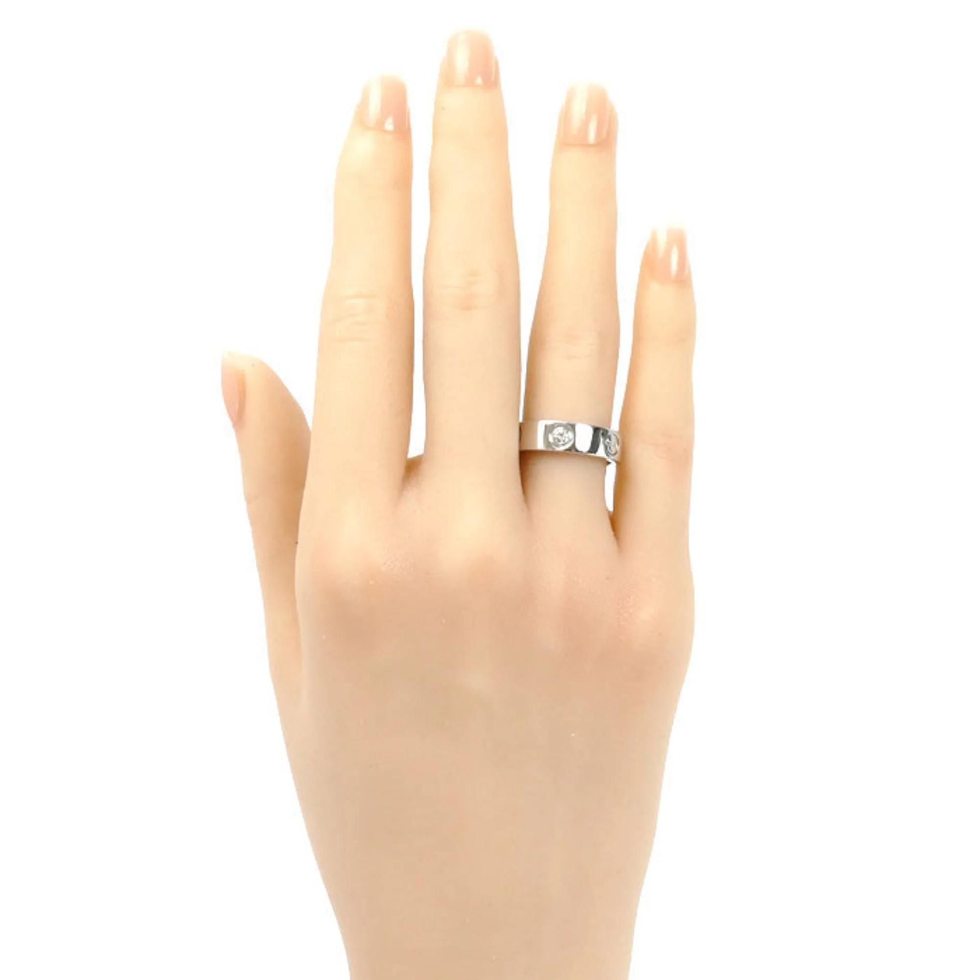 Ring 18K White Gold With Diamond - Image 7