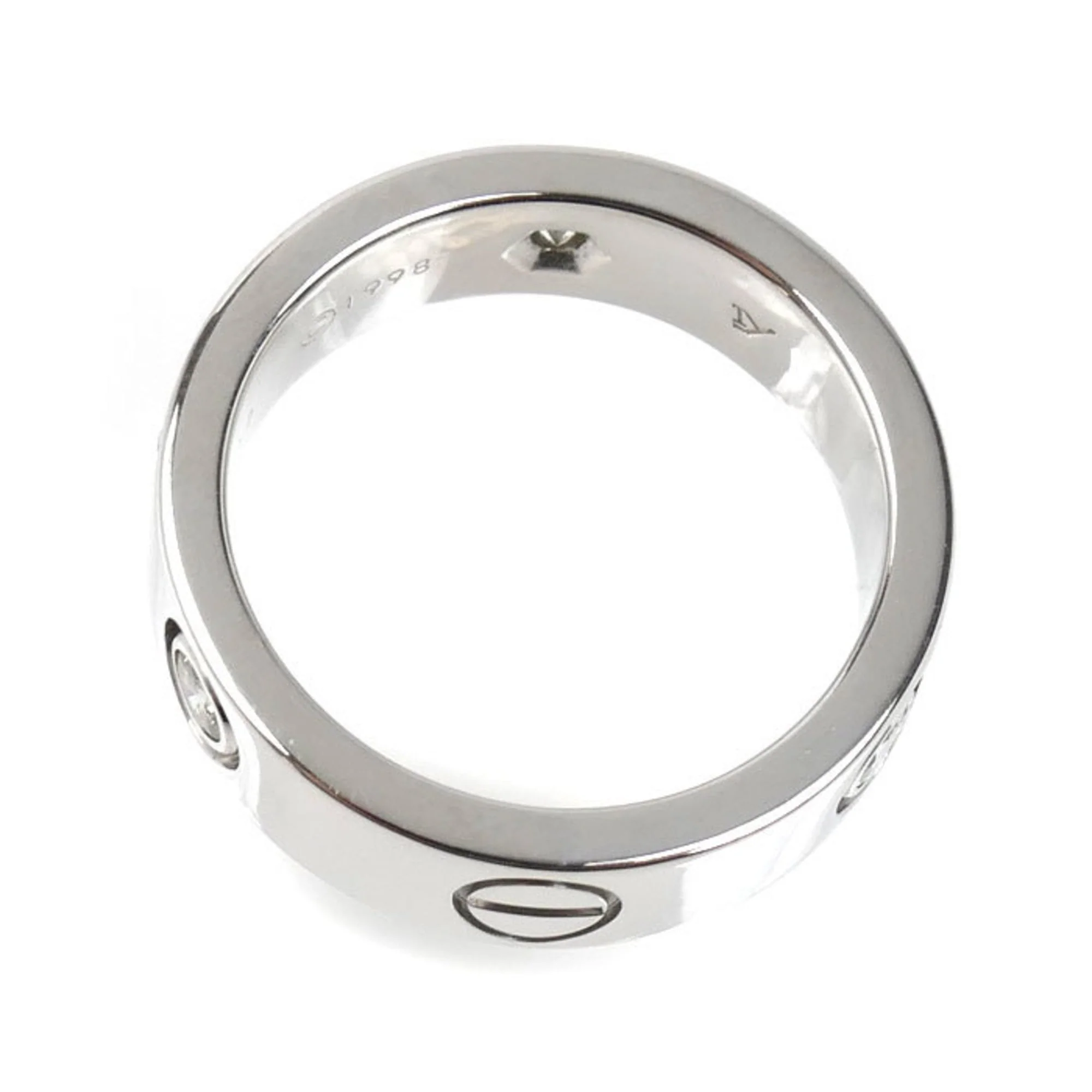 Ring 18K White Gold with Diamond - Image 4
