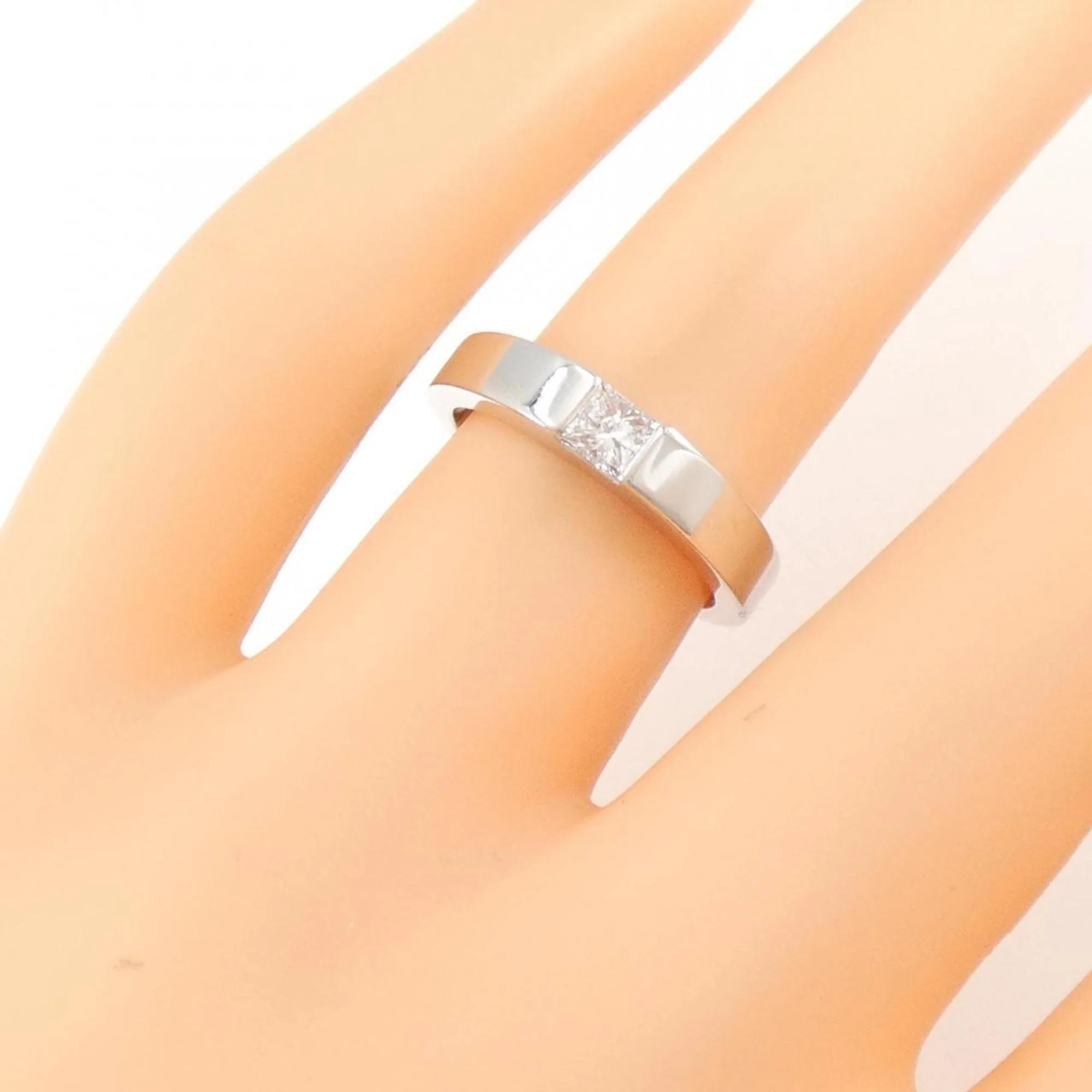 Ring 18K White Gold with Diamond - Image 5