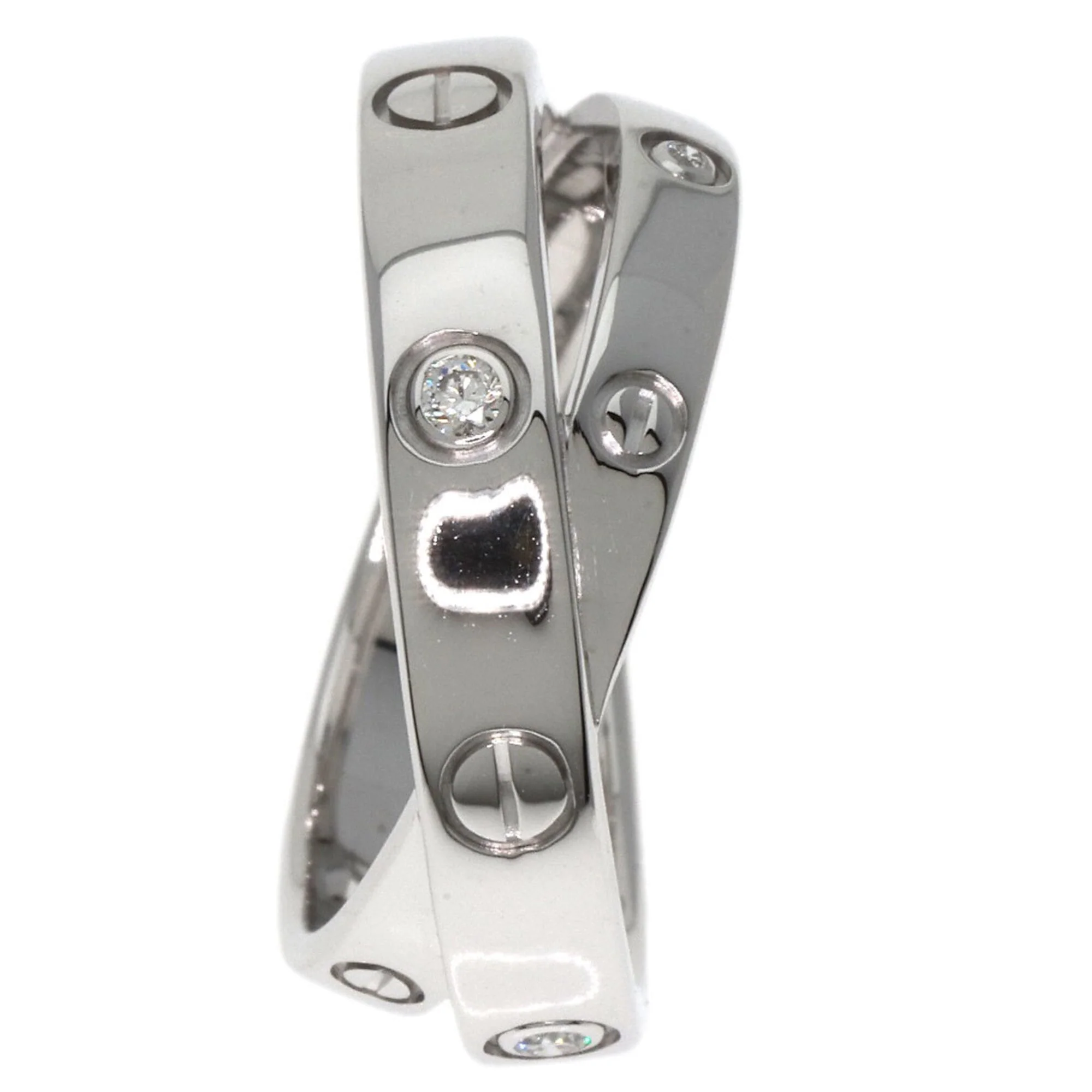 Ring 18K White Gold with Diamond - Image 3
