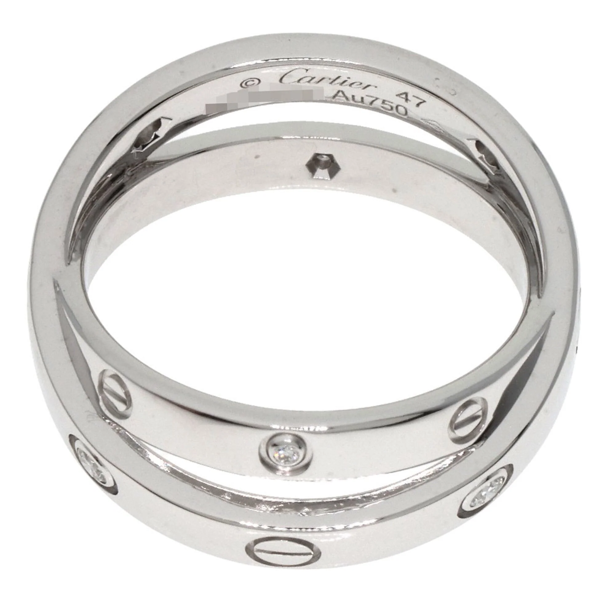 Ring 18K White Gold with Diamond - Image 4