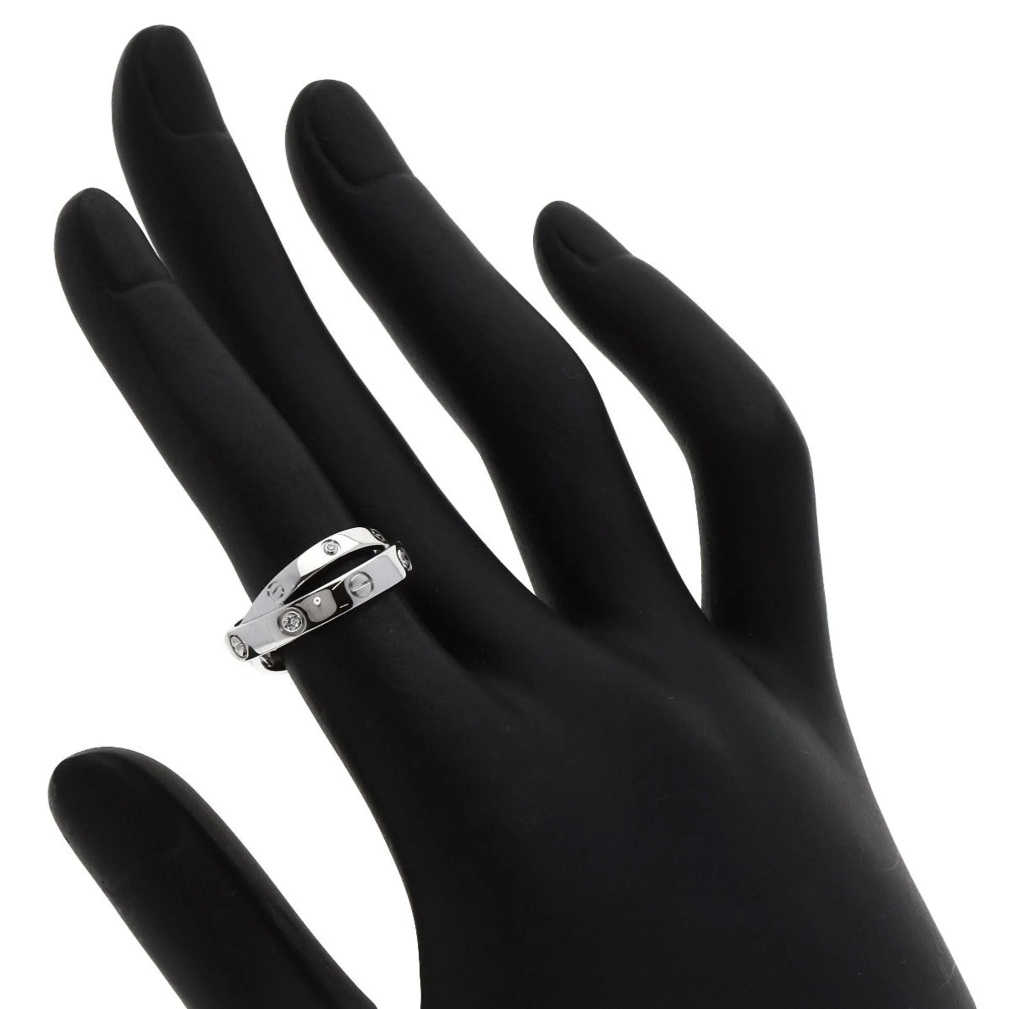 Ring 18K White Gold with Diamond - Image 5
