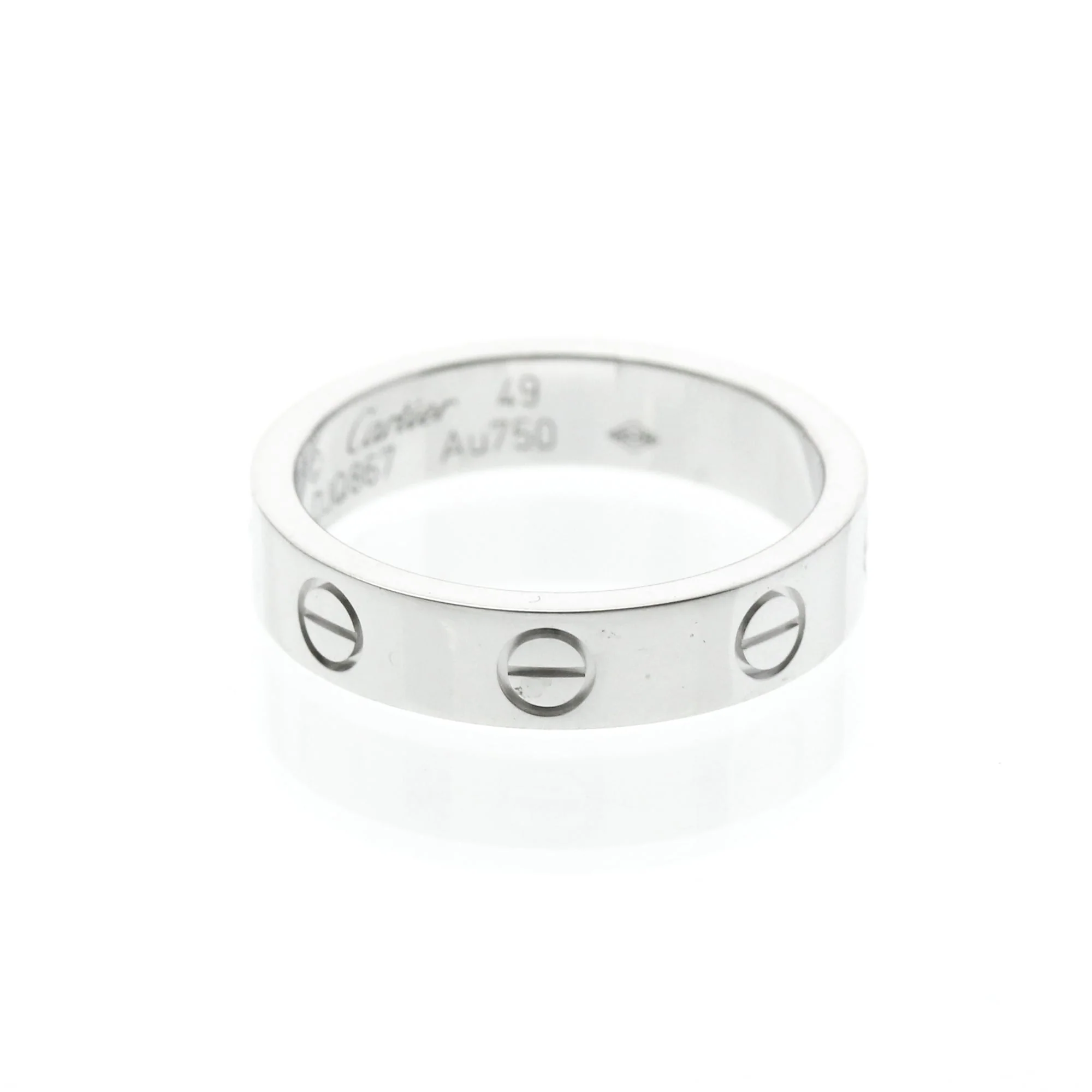 Ring 18K White Gold with Diamond - Image 2