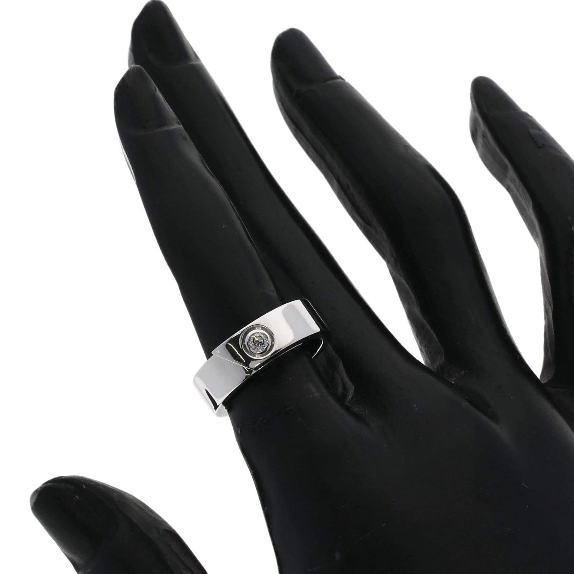 Ring 18K White Gold with Diamond - Image 6