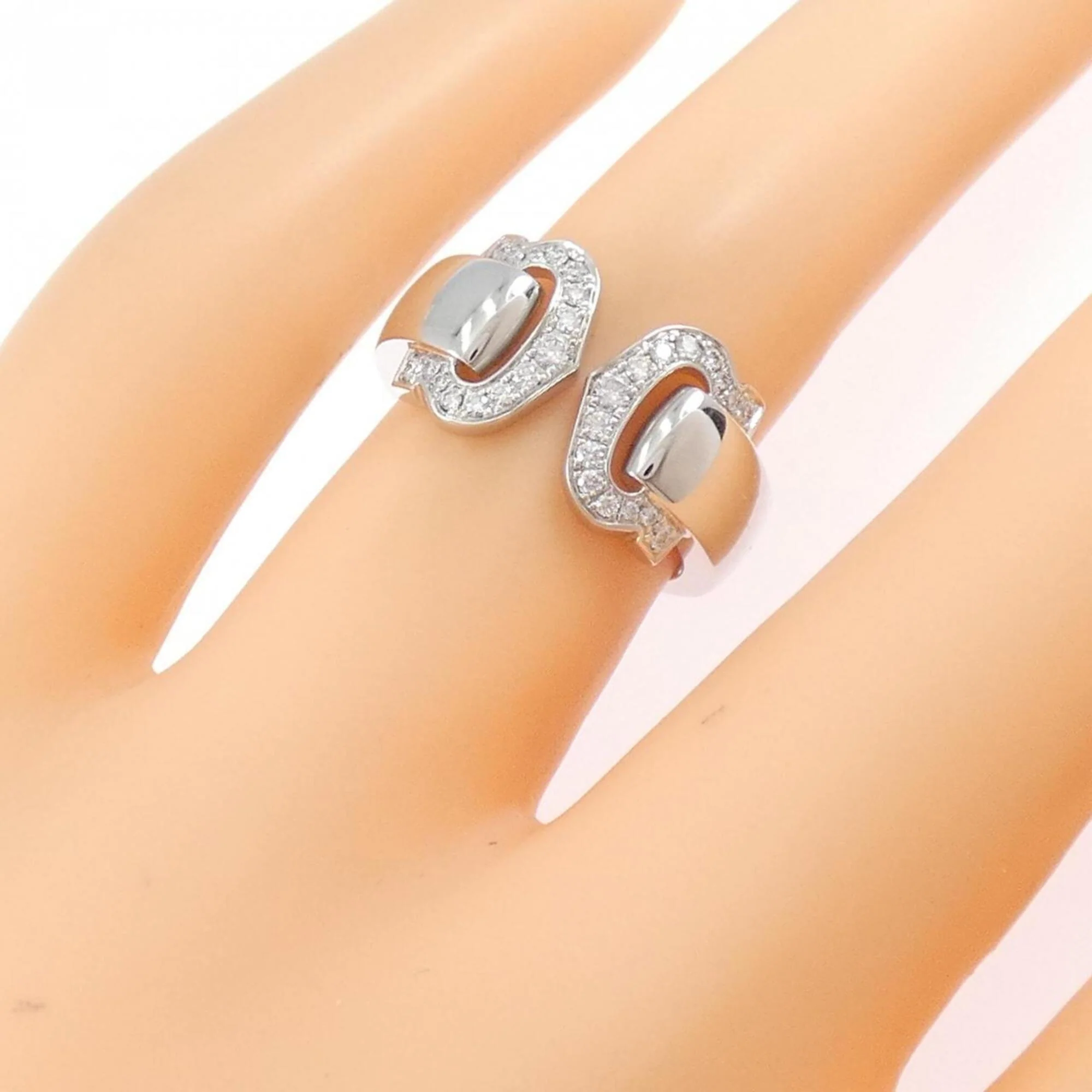 Ring 18K White Gold with Diamond - Image 4