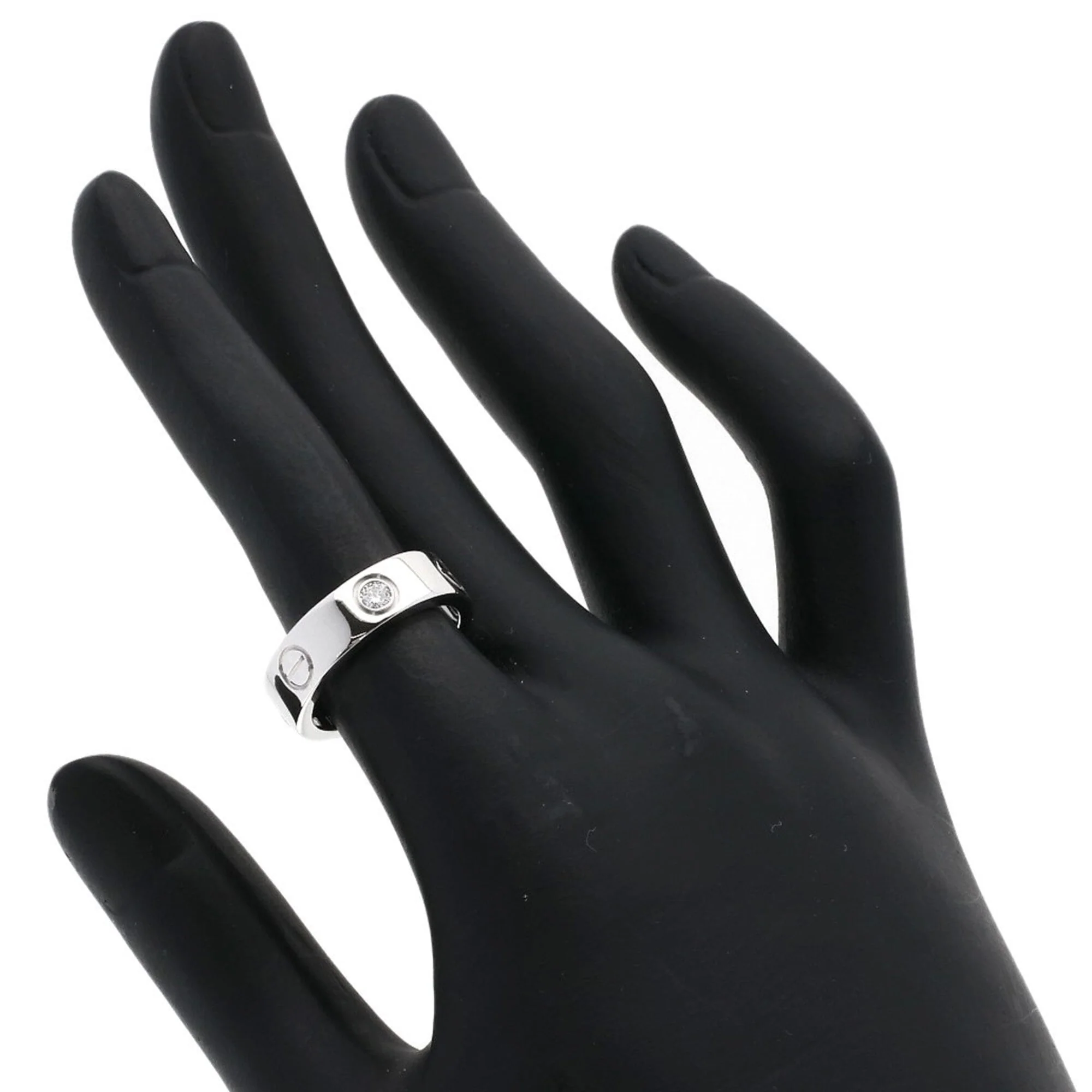 Ring 18K White Gold with Diamond - Image 5