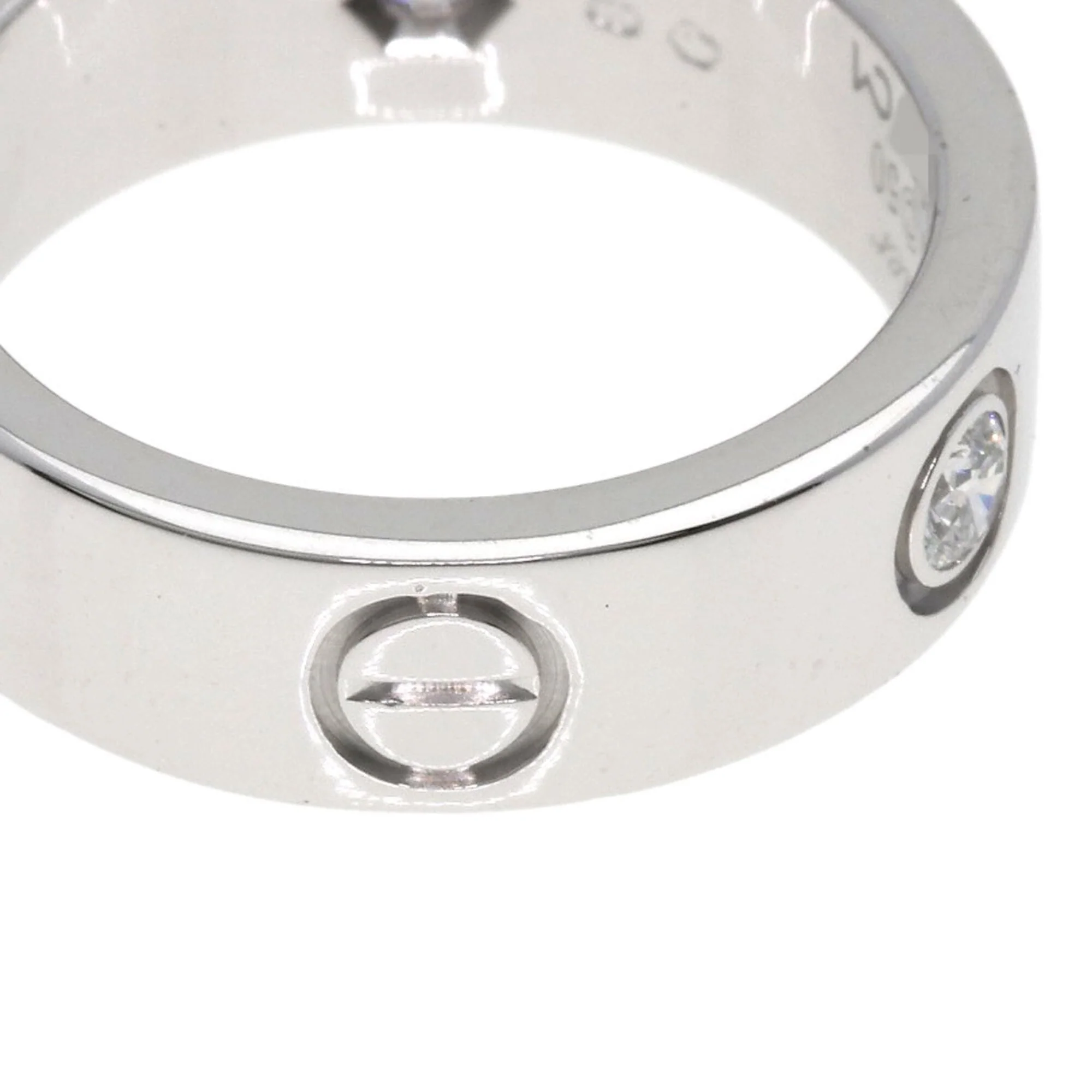 Ring 18K White Gold with Diamond - Image 8