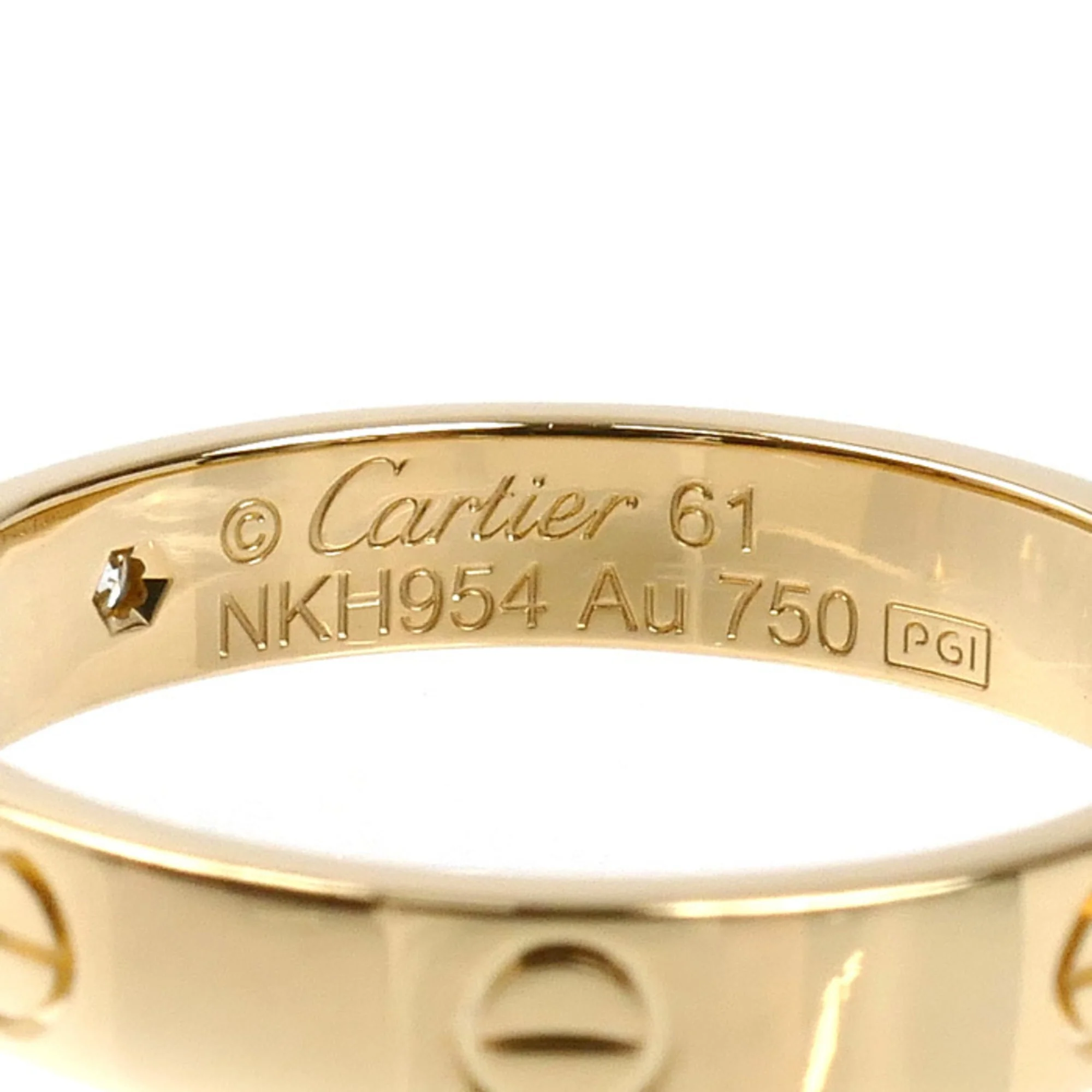 Ring 18K Yellow Gold with Diamond - Image 5