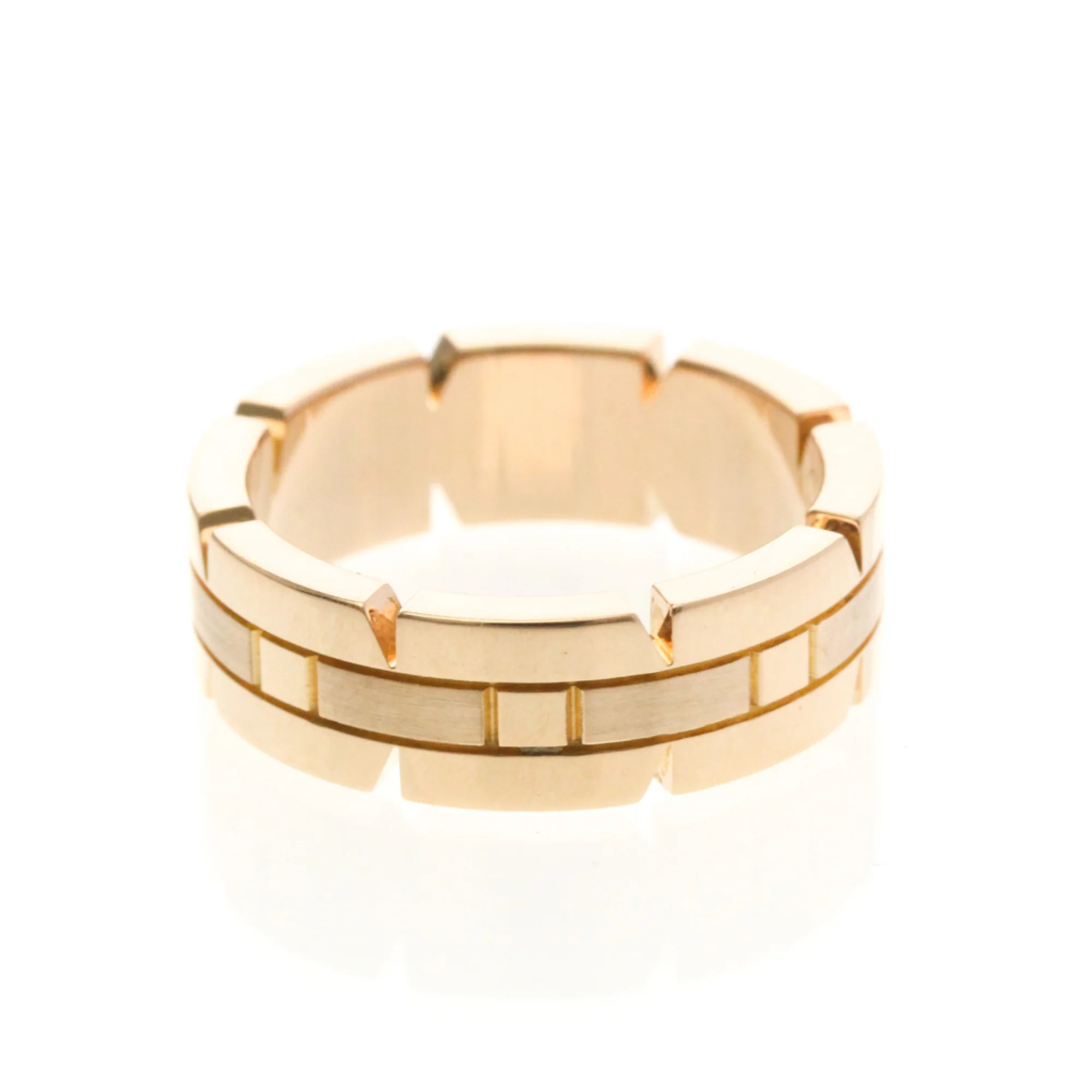Tank FranŤaise Ring 18K Rose Gold - Image 2