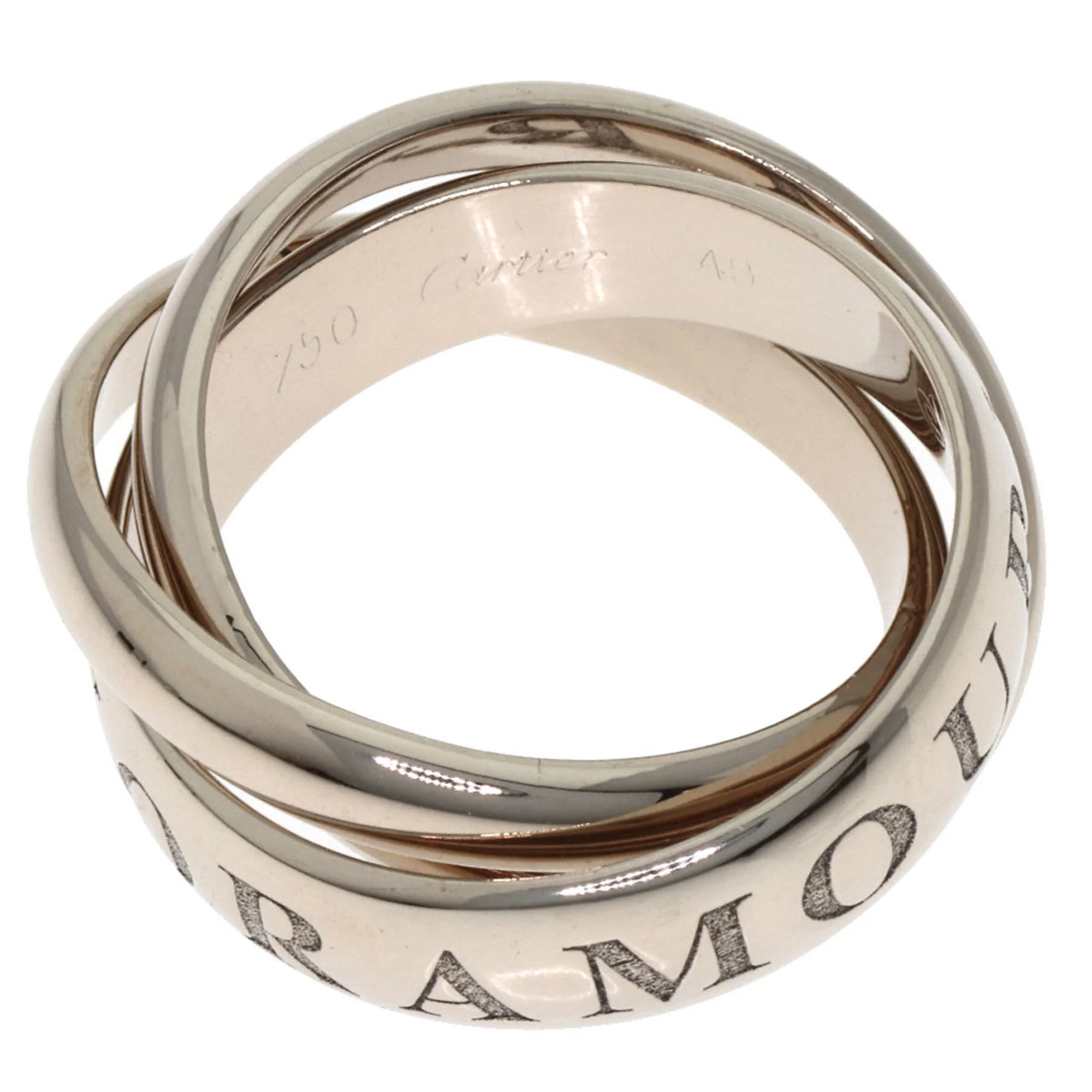 Trinity Ring 18K White Gold - Image 3