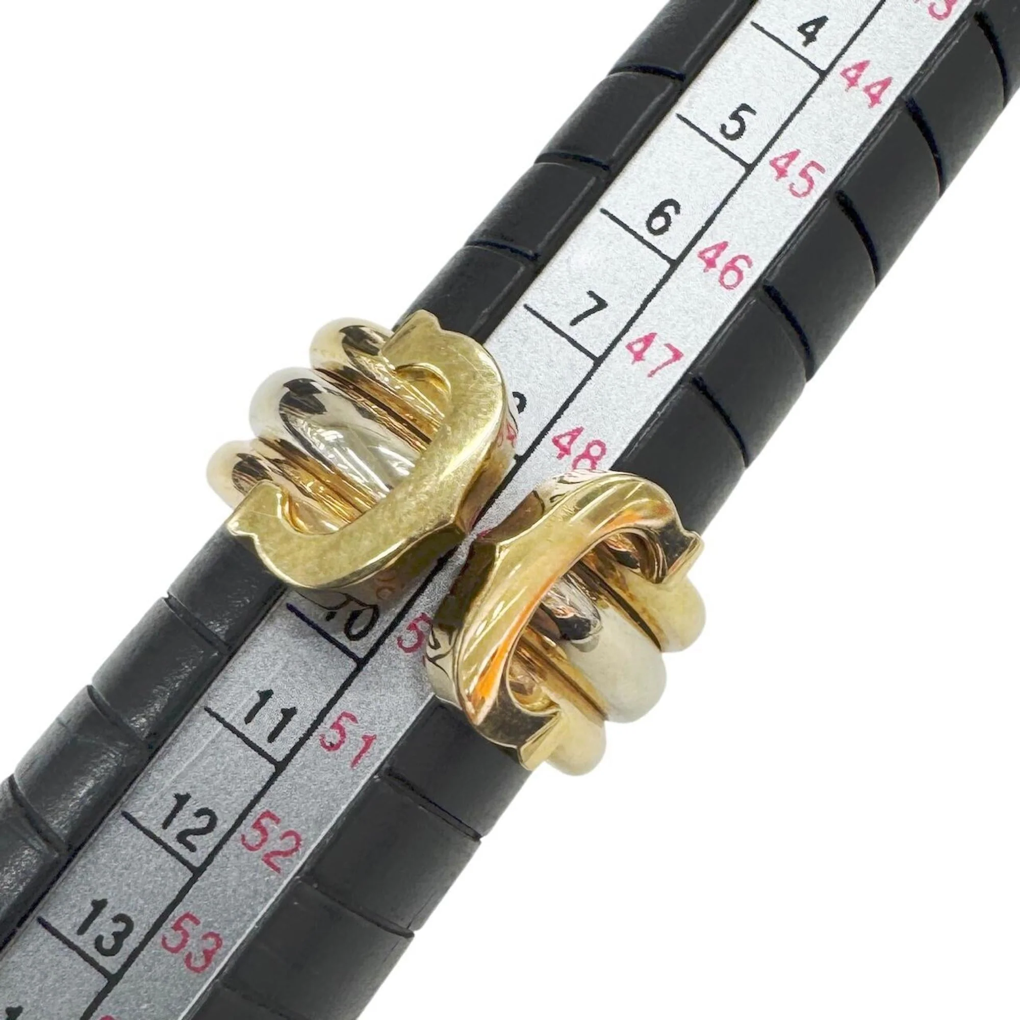 Vendome Louis Cartier Band Ring 18K Tricolor Gold - Image 7