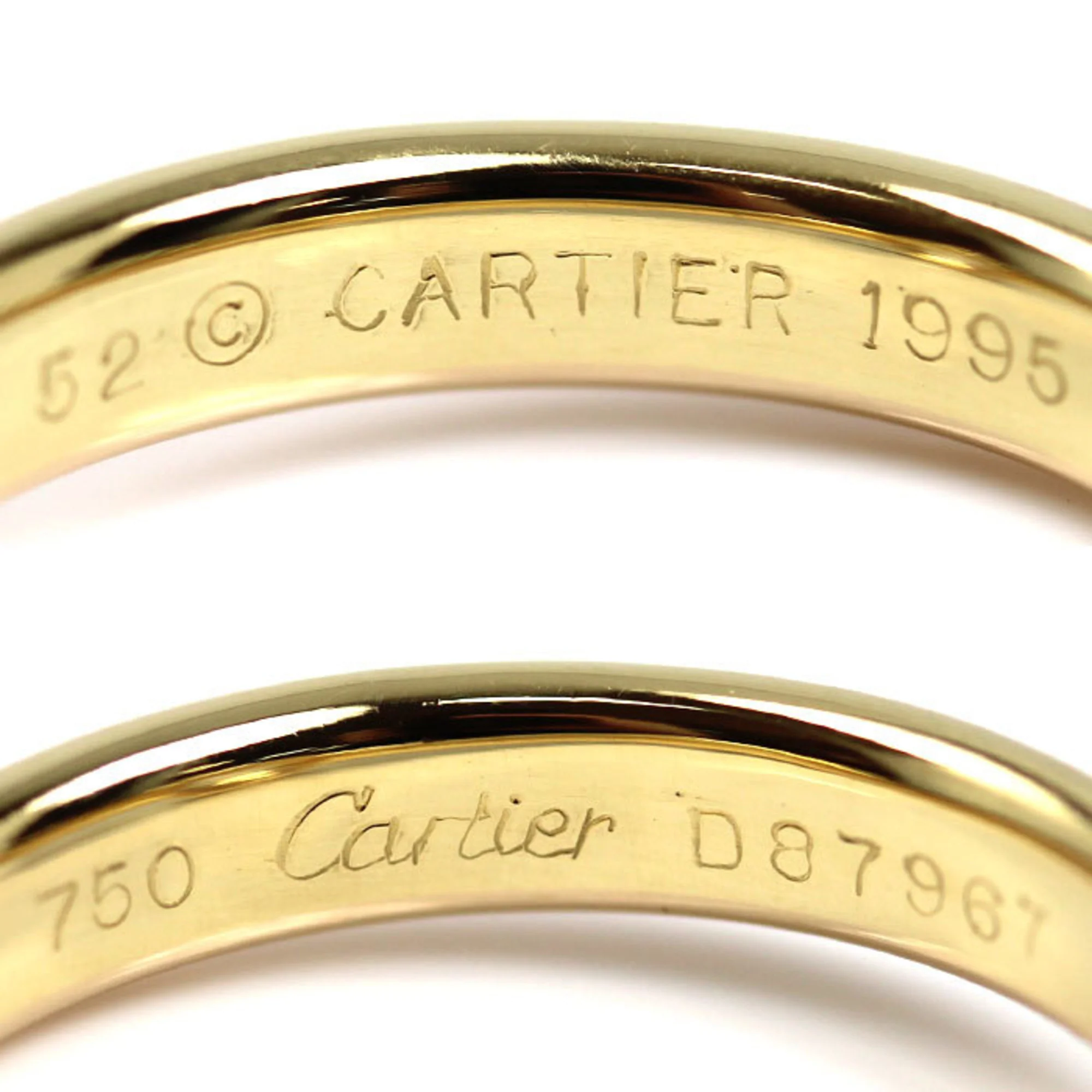 Vendome Louis Cartier Band Ring 18K Tricolor Gold - Image 5