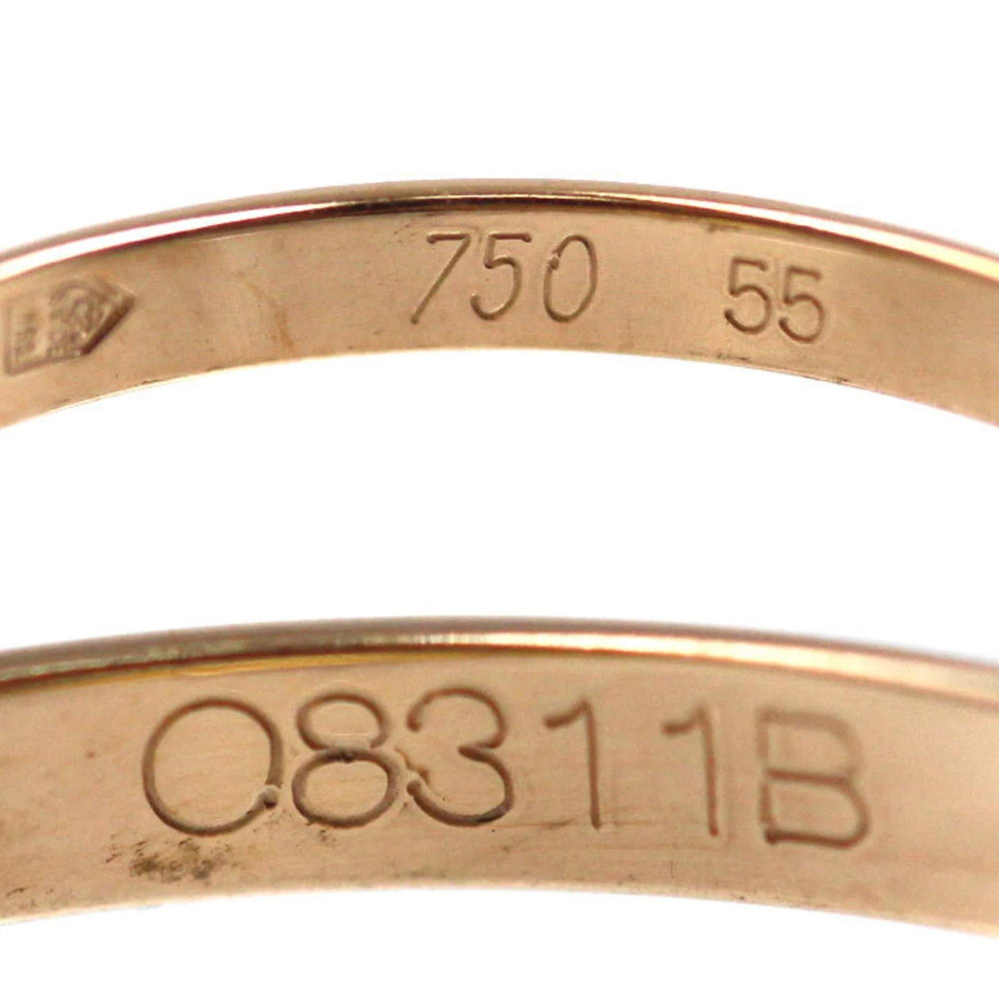 Vendome Louis Cartier Band Ring 18K Tricolor Gold - Image 4