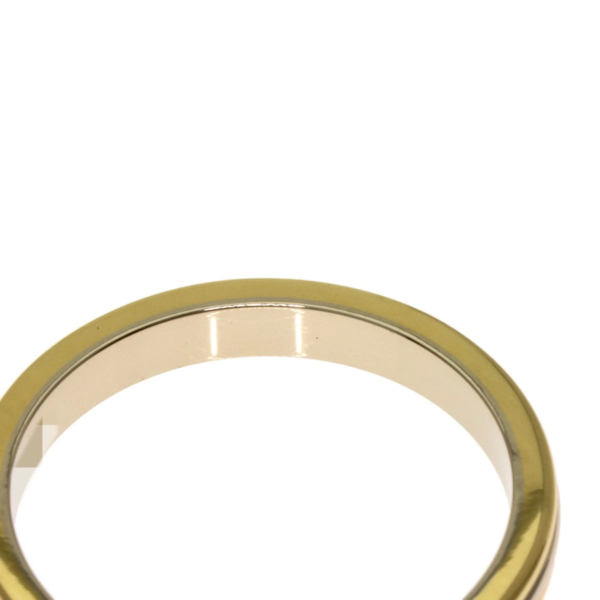 Vendome Louis Cartier Band Ring 18K Tricolor Gold - Image 8