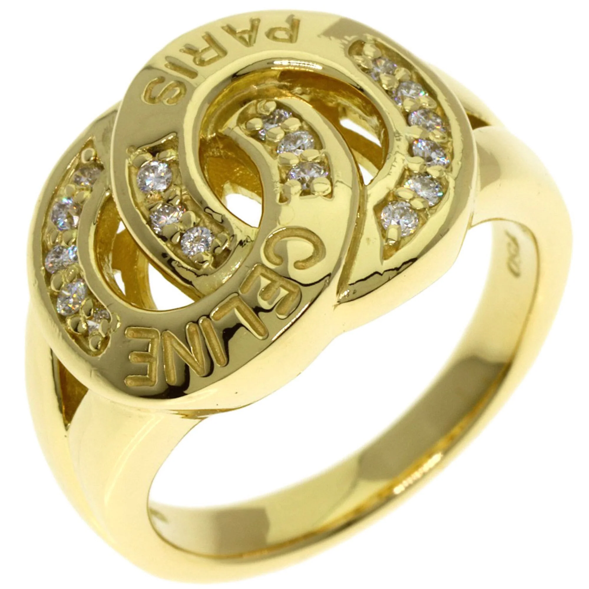 Ring 18K Yellow Gold With Diamond - Image 2