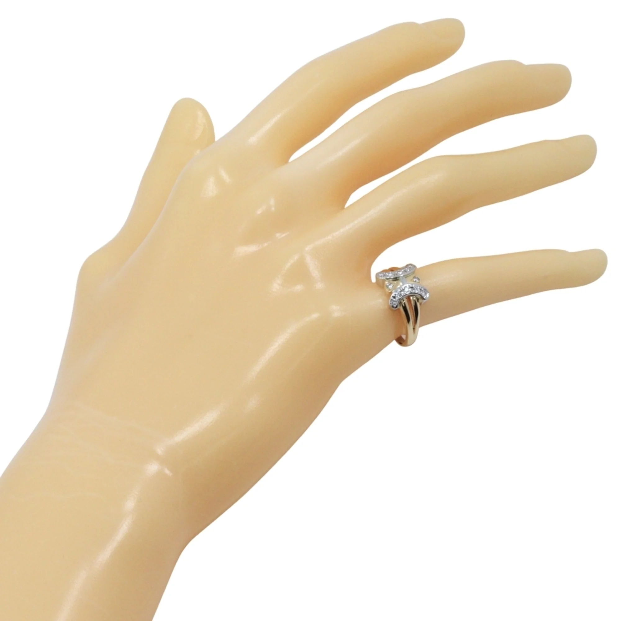 Ring Platinum and 18K Yellow Gold - Image 2