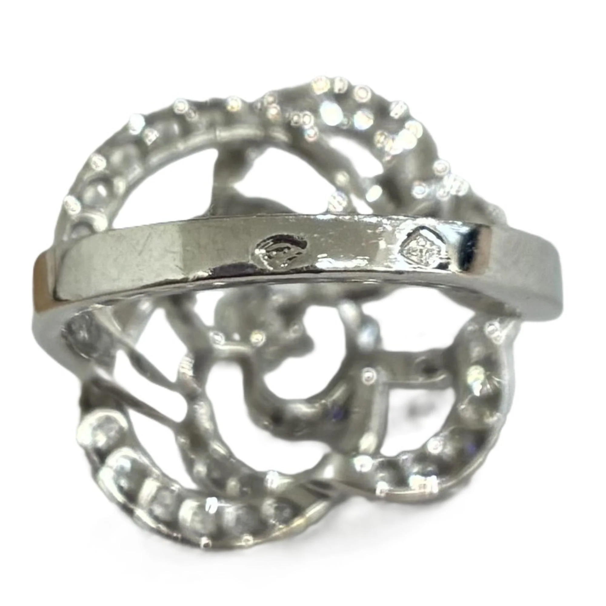 Camellia Ring 18K White Gold - Image 3
