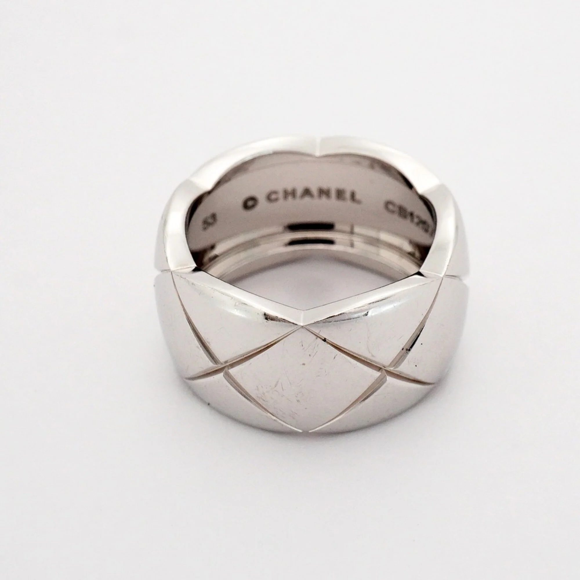 Coco Crush Ring 18K White Gold Large - Image 3