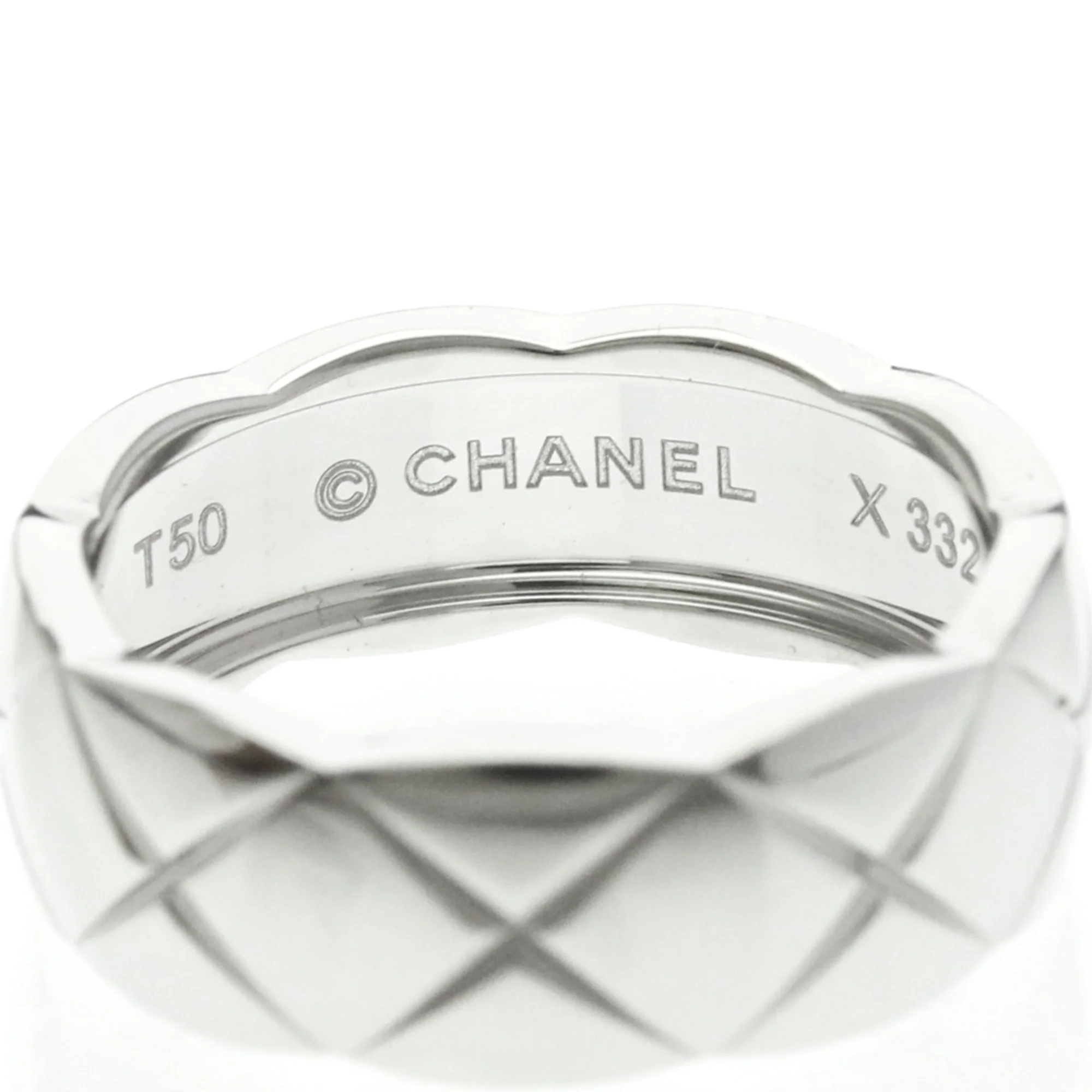 Coco Crush Ring 18K White Gold Medium - Image 5