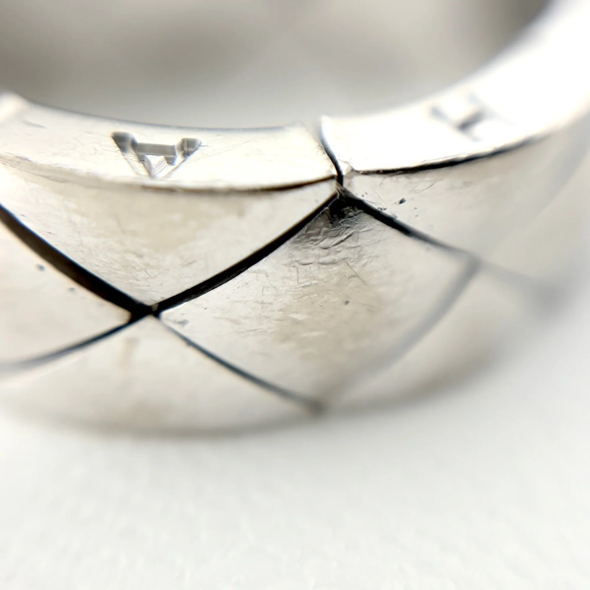 Matelasse Ring Silver - Image 5