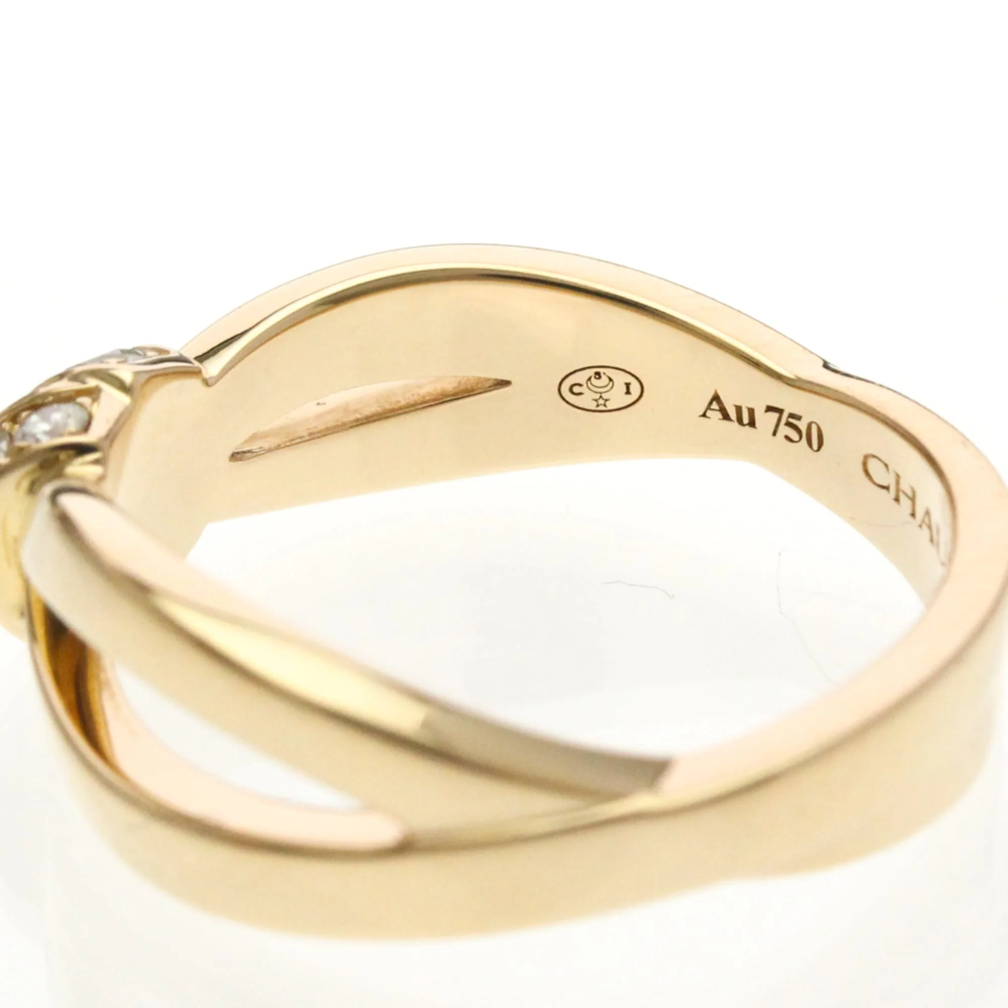 Band Ring 18K Rose Gold with Diamond - Image 6