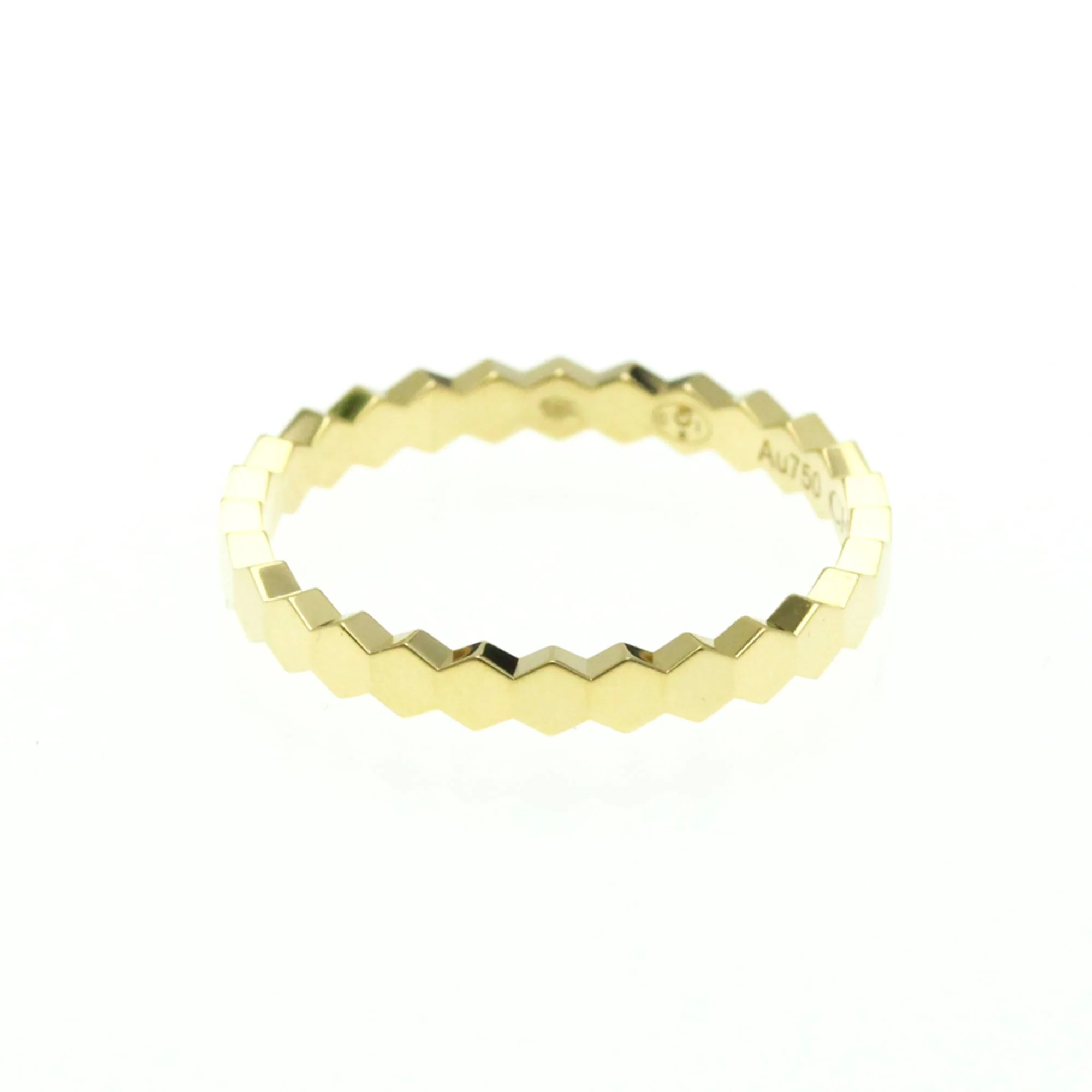 Be My Love Honeycomb Ring 18K Yellow Gold