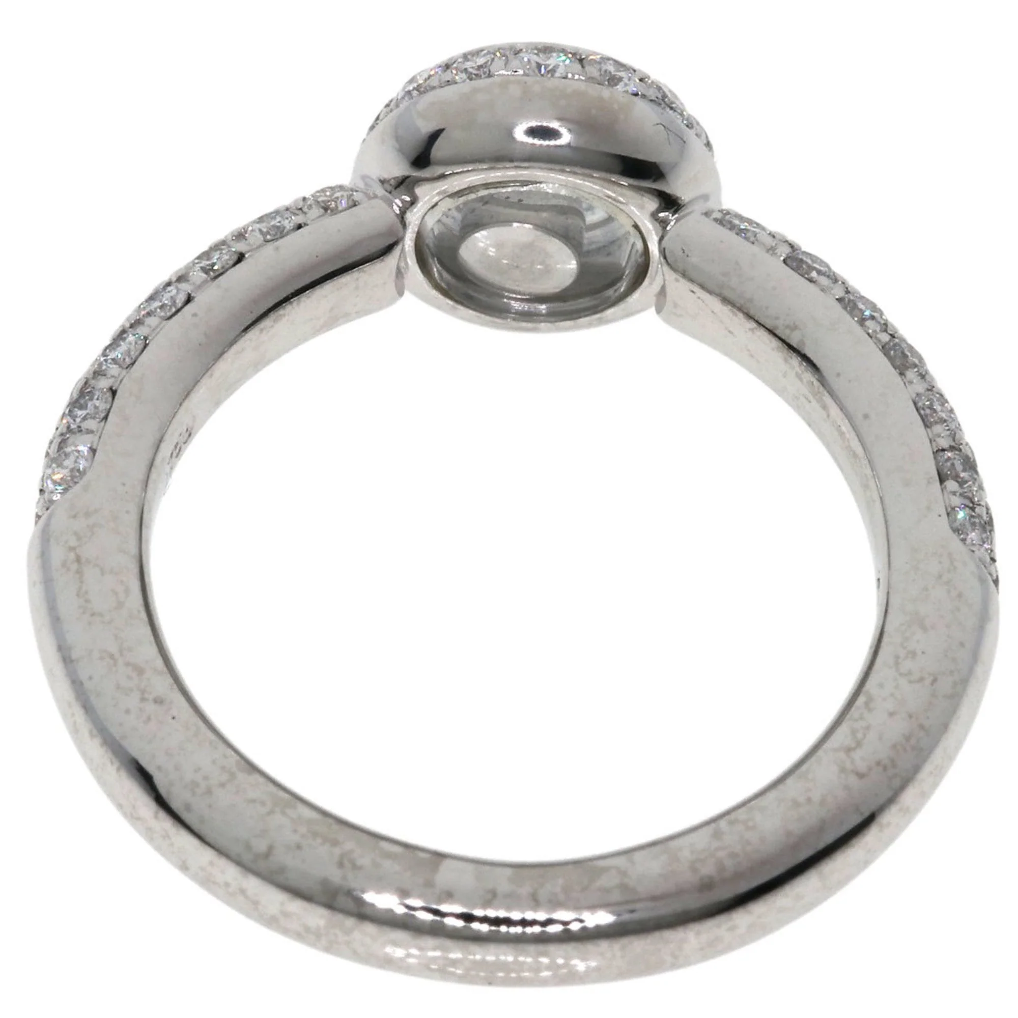 Band Ring 18K White Gold with Diamond - Image 4