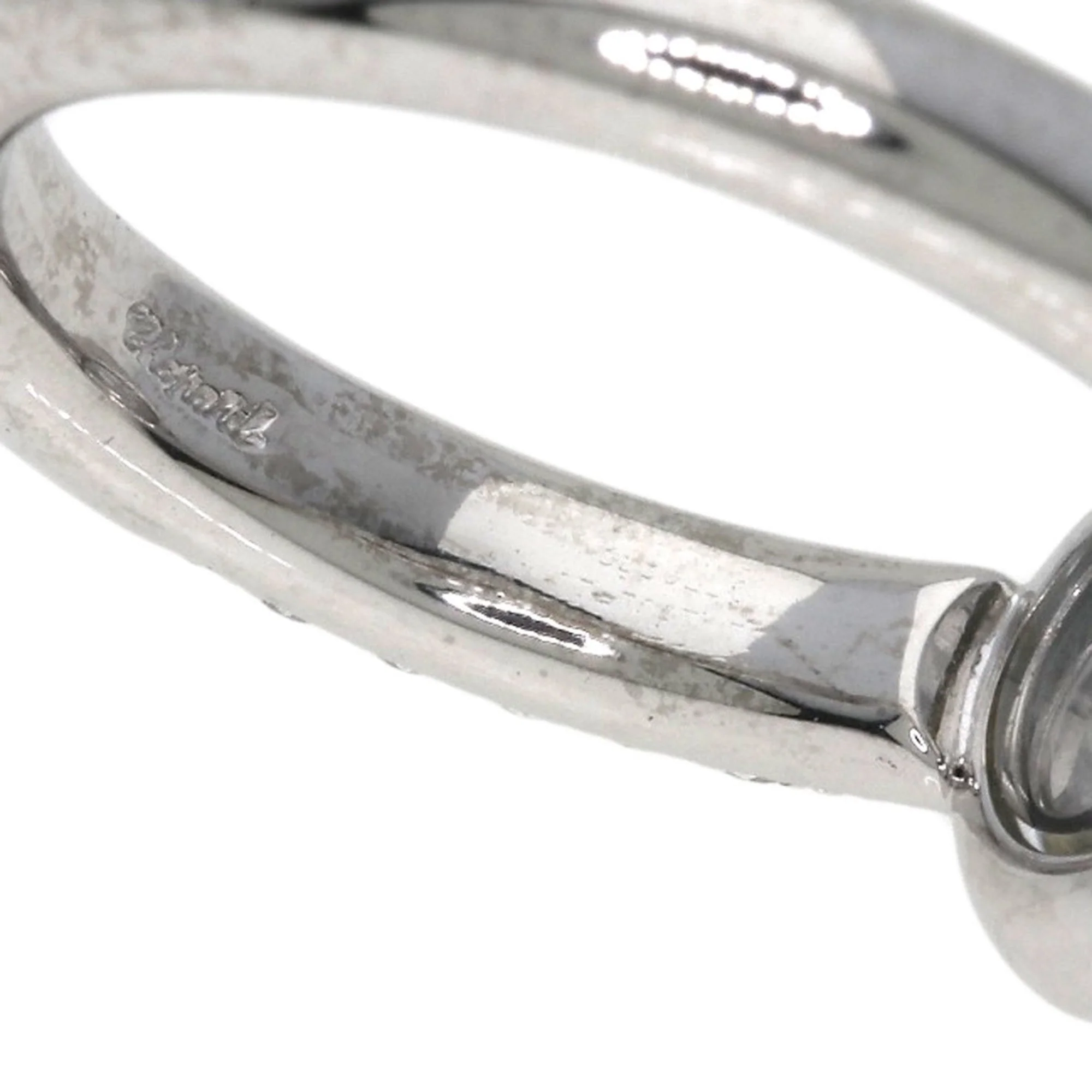 Band Ring 18K White Gold with Diamond - Image 7
