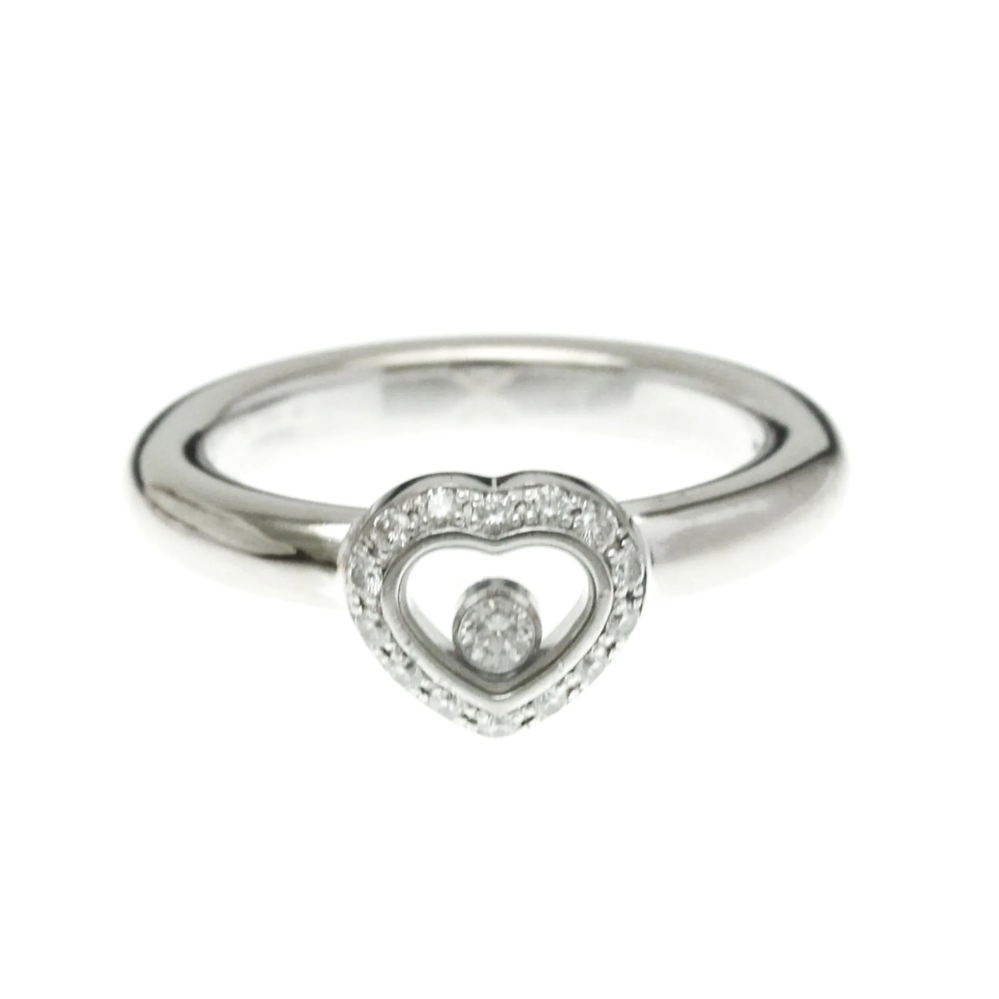 Happy Diamonds Ring 18K White Gold with Diamond