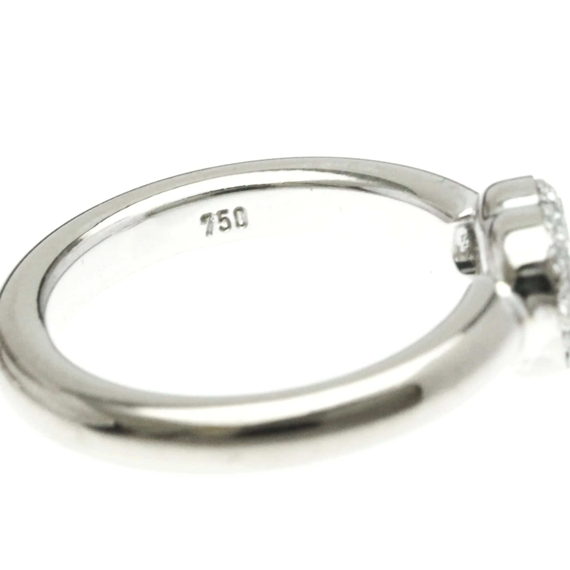 Happy Diamonds Ring 18K White Gold with Diamond - Image 8