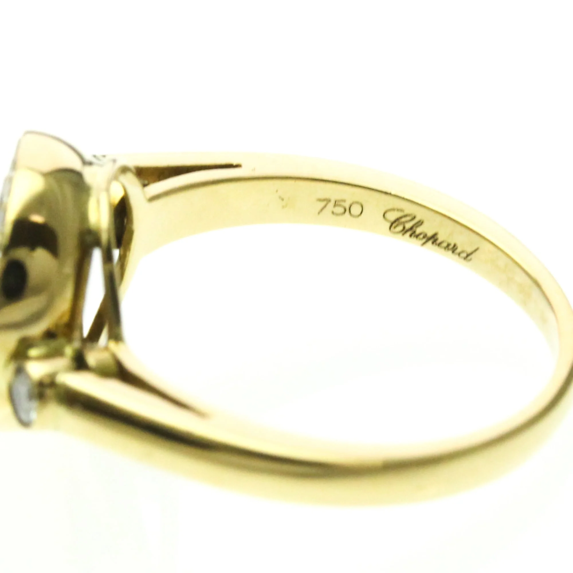 Happy Diamonds Ring 18K Yellow Gold with Diamond - Image 6