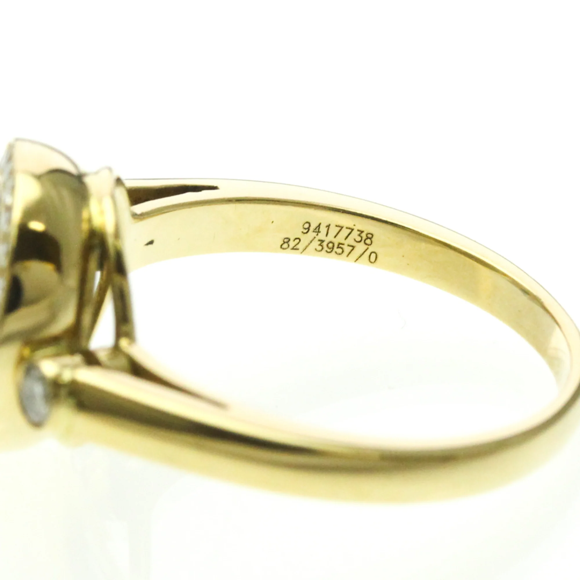Happy Diamonds Ring 18K Yellow Gold with Diamond - Image 8