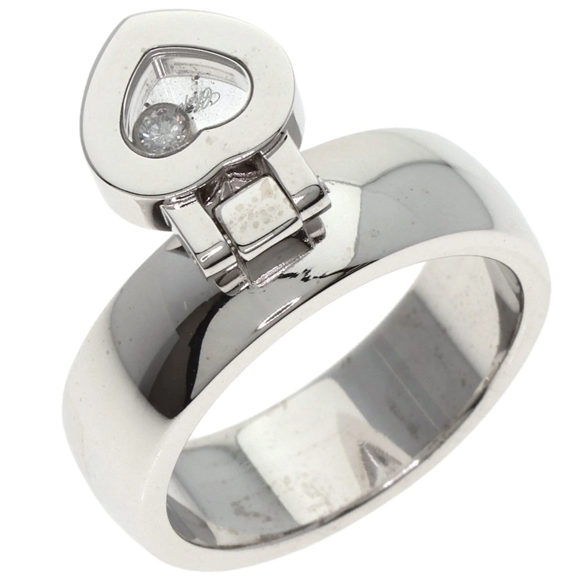 Ring 18K White Gold and Diamond - Image 2