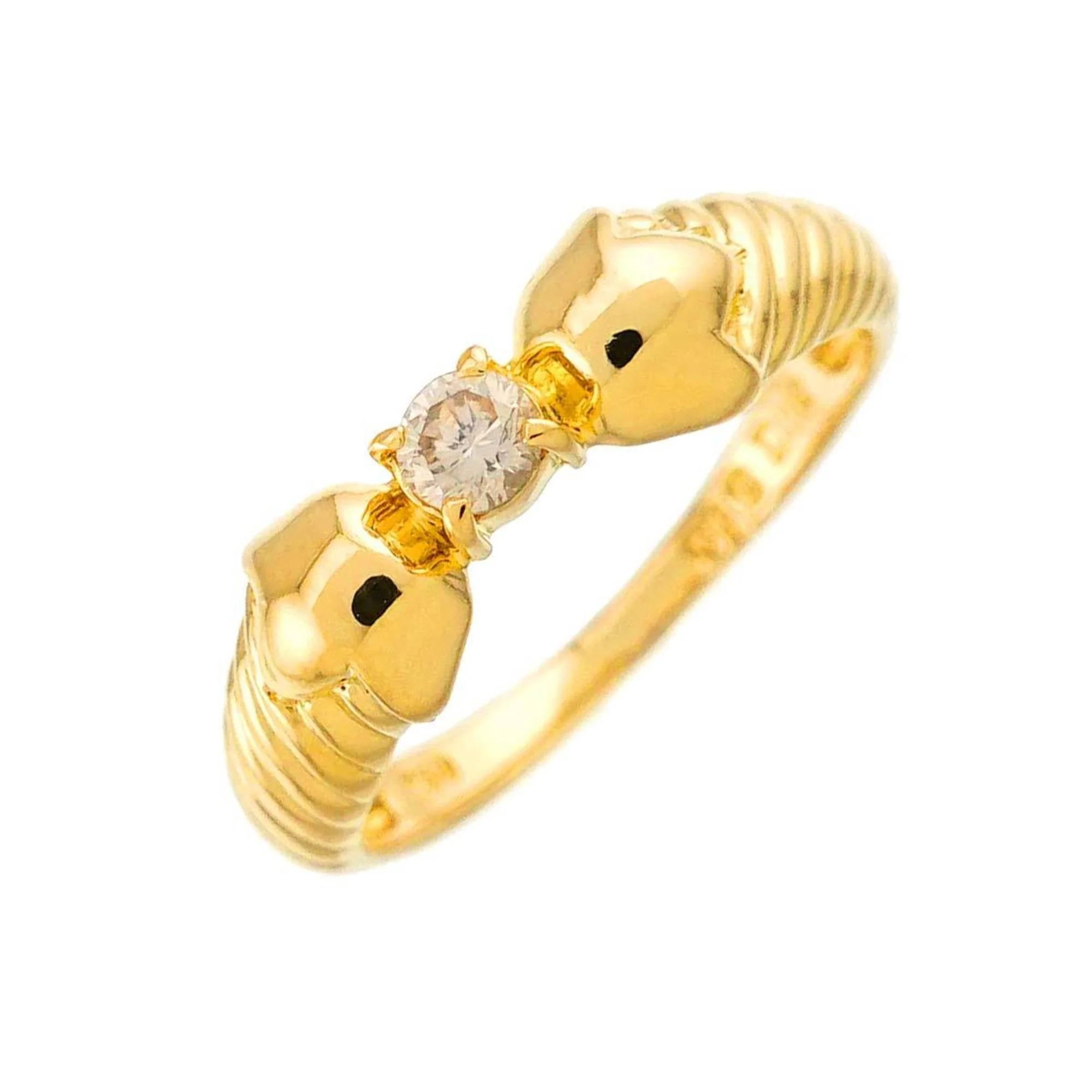 Ring 18K Yellow Gold with Diamond