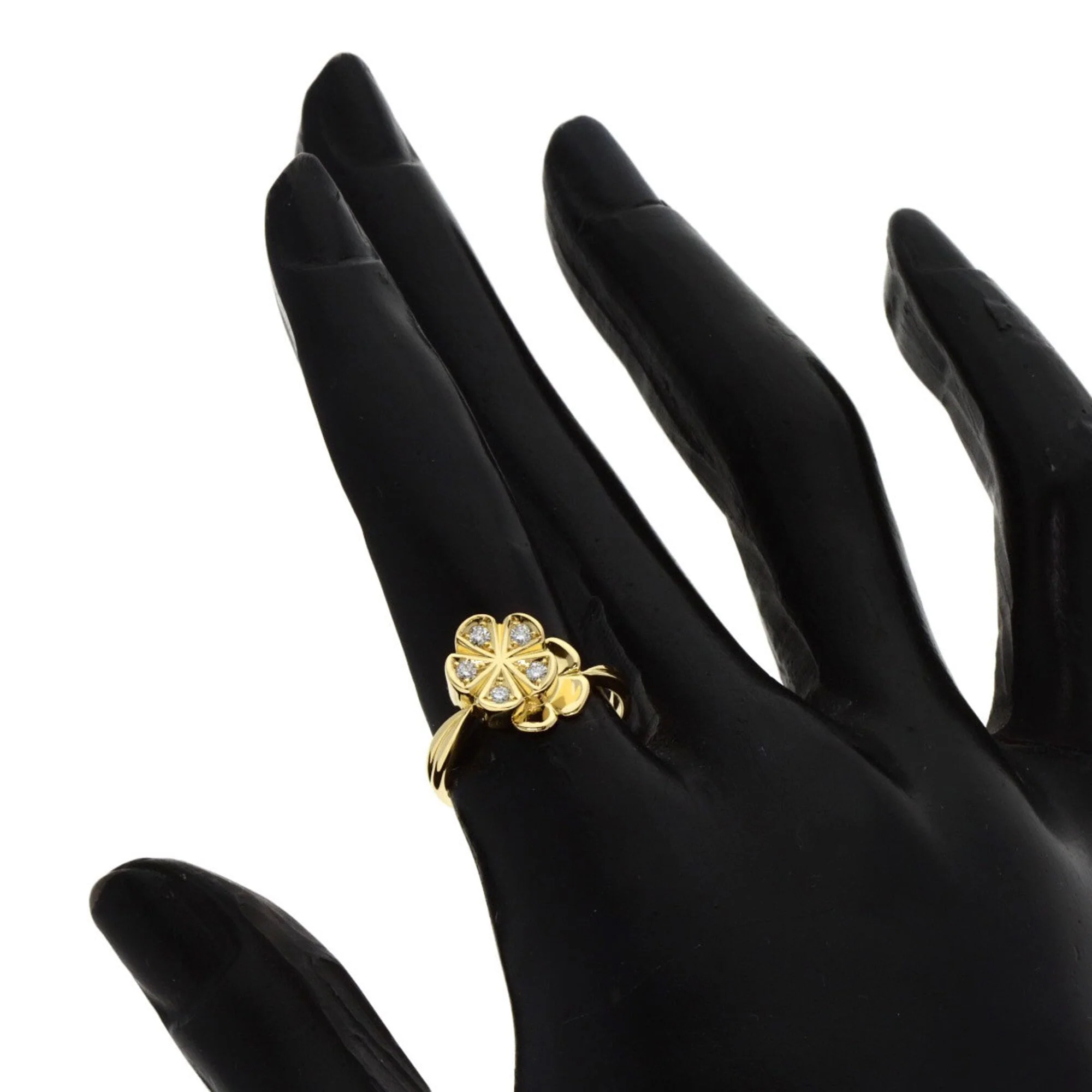 Ring 18K Yellow Gold with Diamond - Image 7