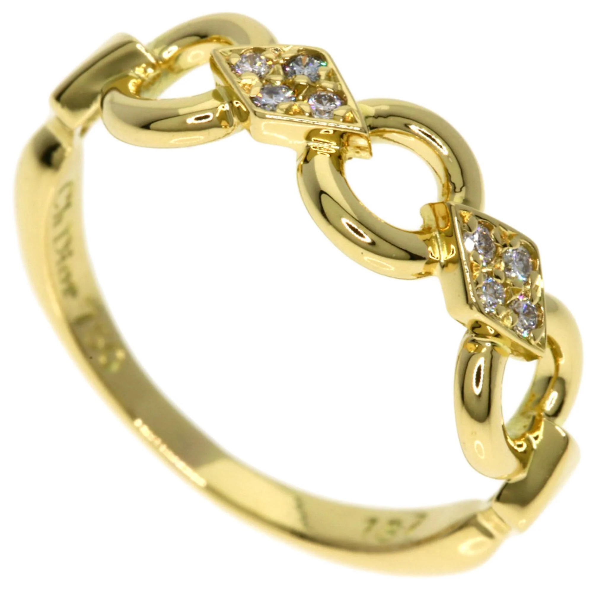 Ring 18K Yellow Gold with Diamond