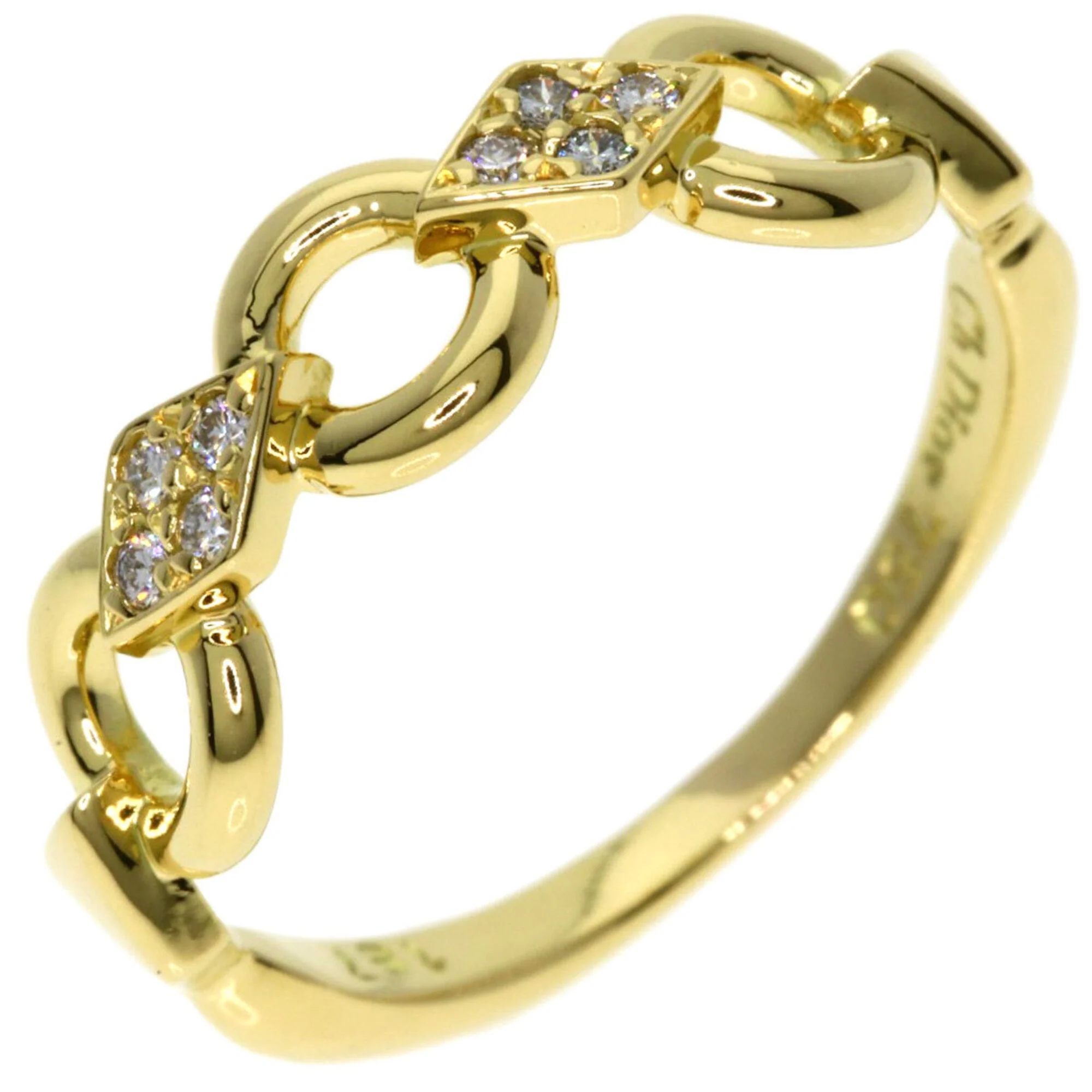 Ring 18K Yellow Gold with Diamond - Image 2