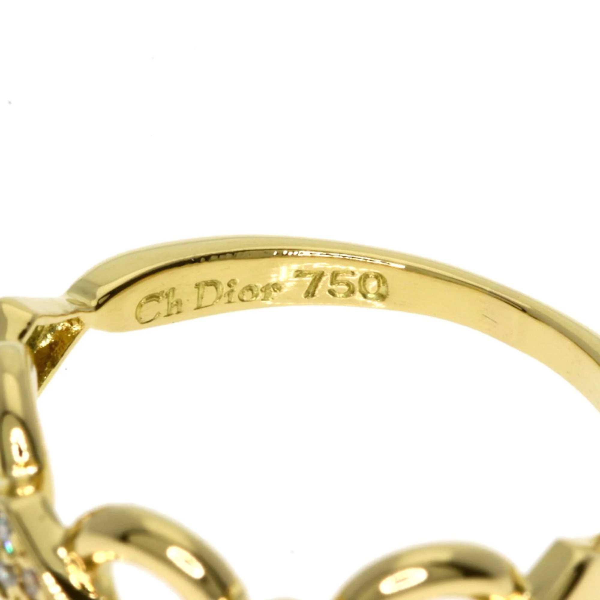 Ring 18K Yellow Gold with Diamond - Image 6
