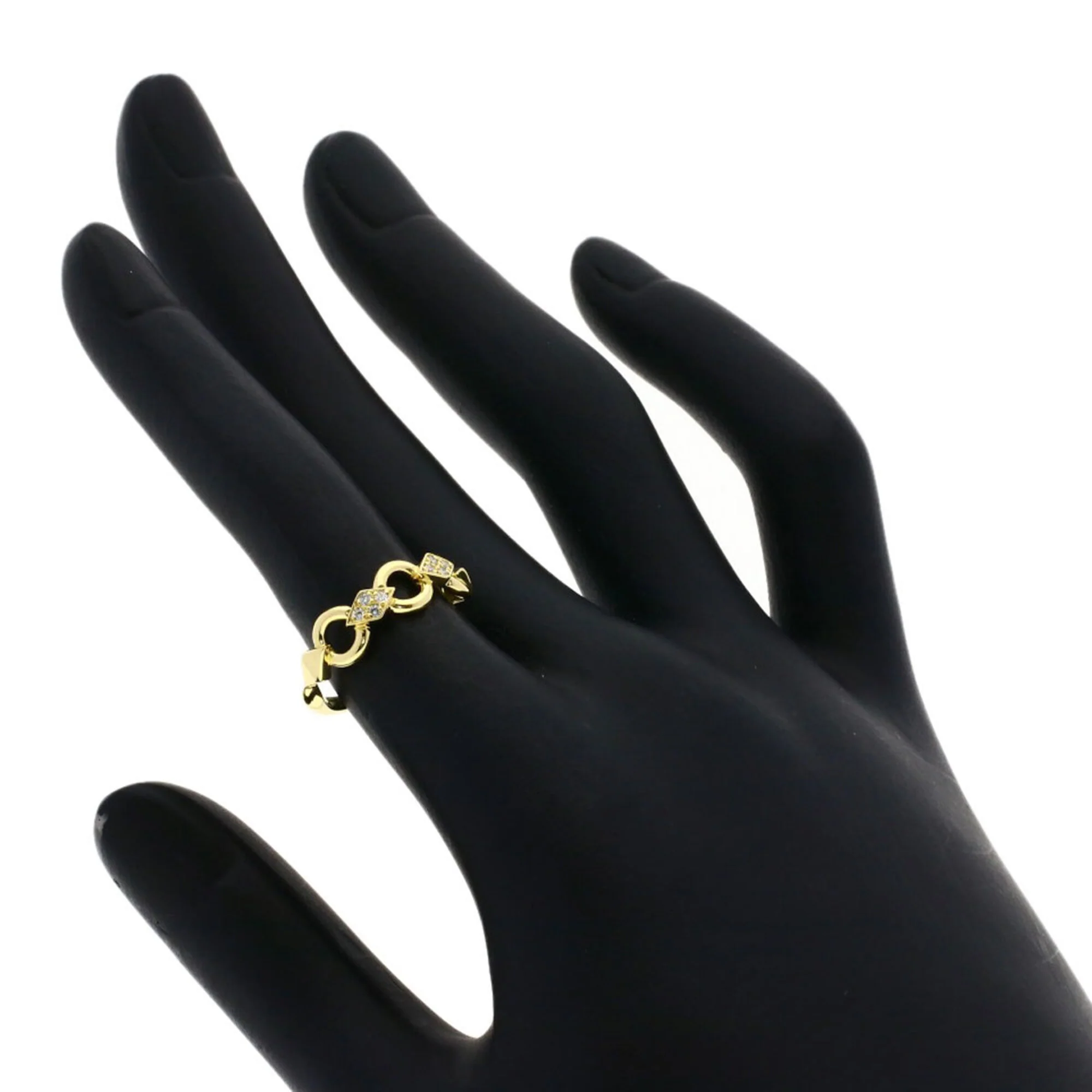 Ring 18K Yellow Gold with Diamond - Image 7