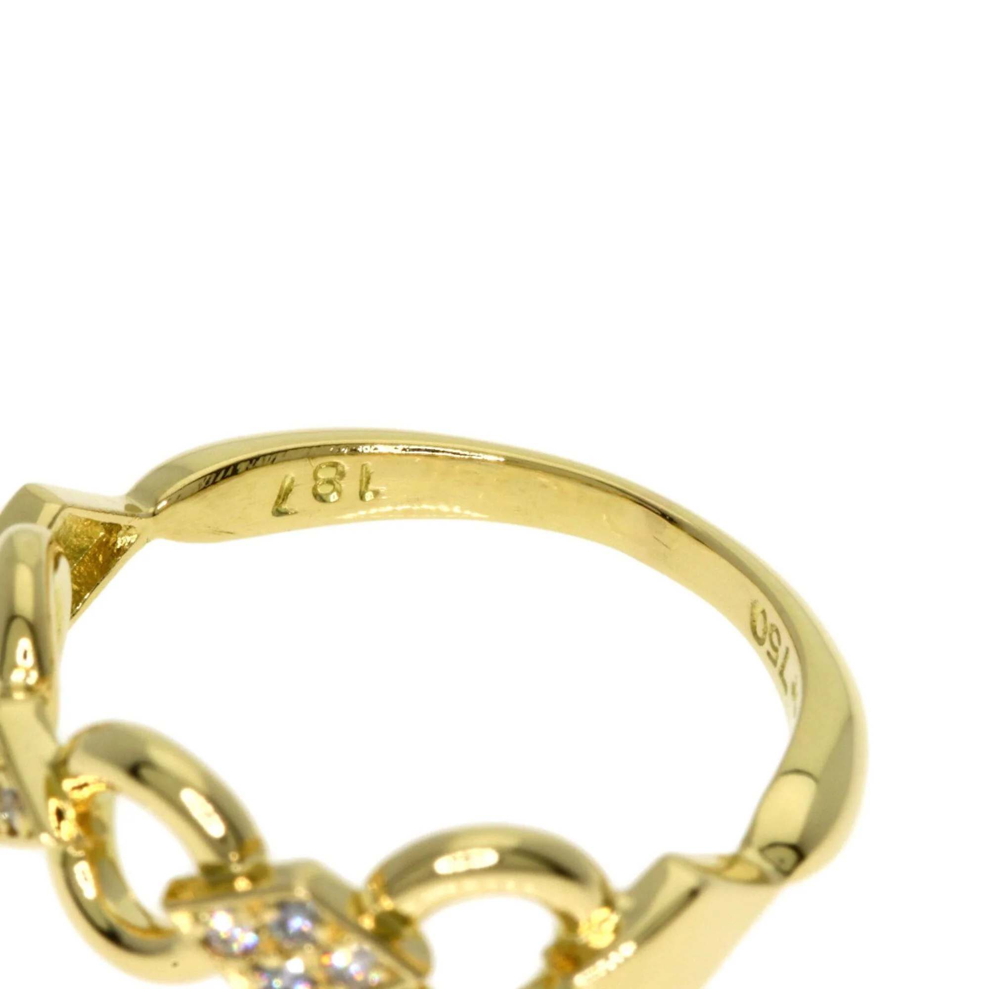 Ring 18K Yellow Gold with Diamond - Image 8