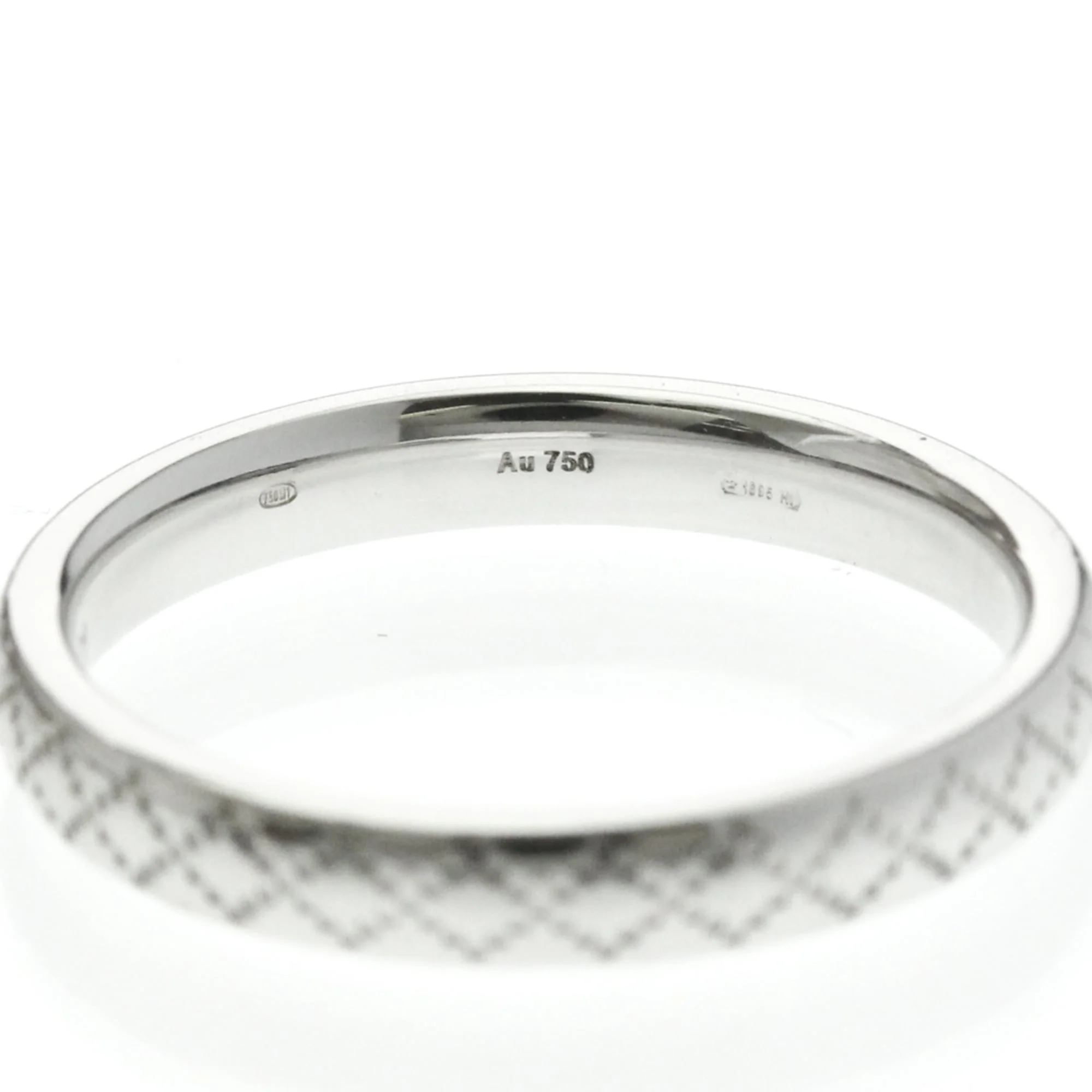 Band Ring 18K White Gold - Image 8