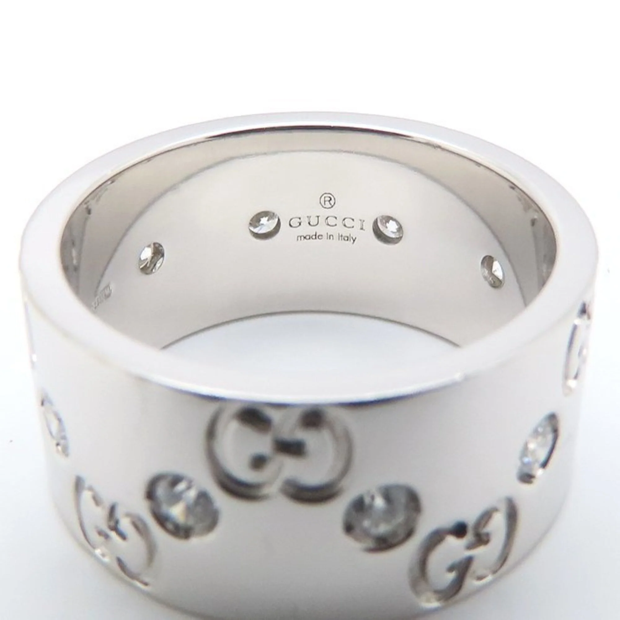 Band Ring 18K White Gold - Image 7