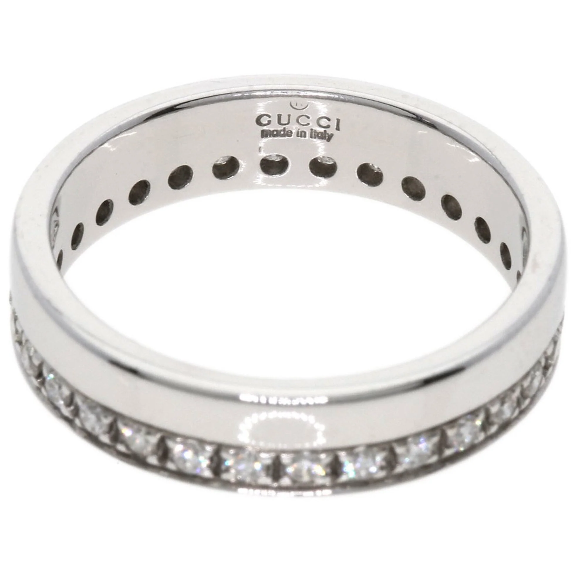 Eternity Ring 18K White Gold with Diamond - Image 4