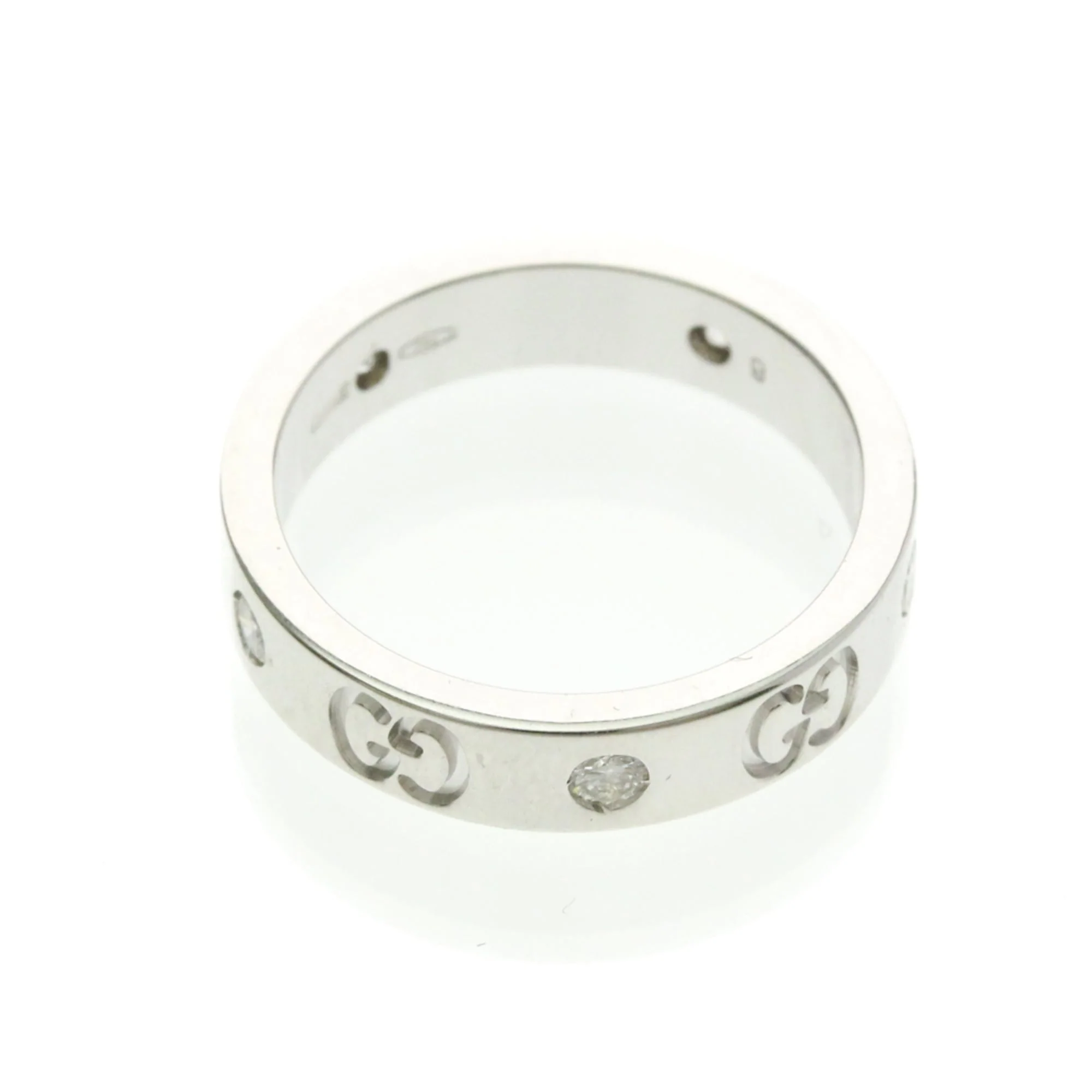 Icon 5P Ring 18K White Gold and Diamond - Image 9