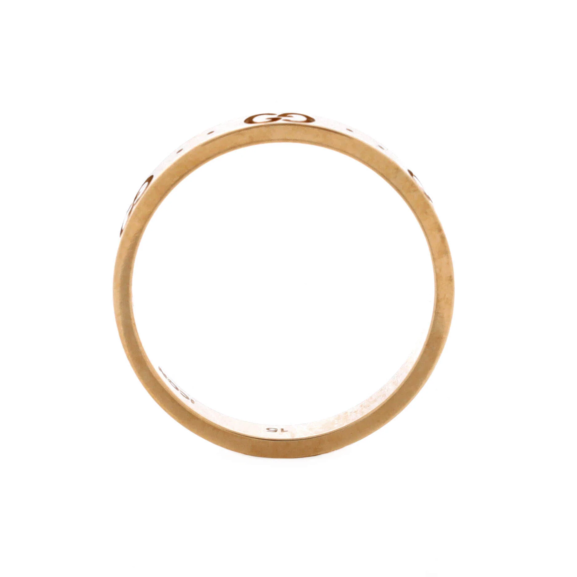 Icon Band Ring 18K Rose Gold 4mm - Image 2