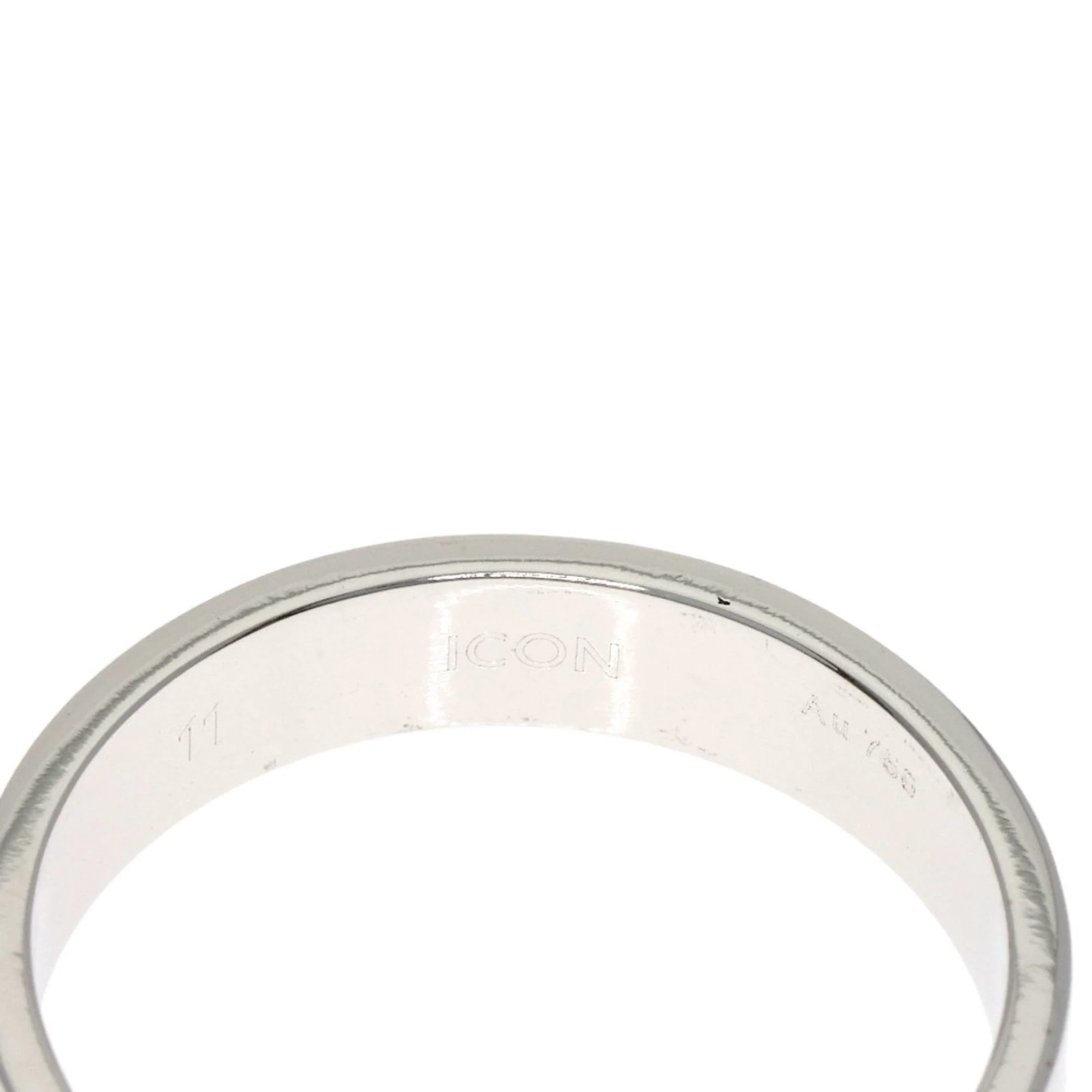 Icon Band Ring 18K White Gold - Image 5